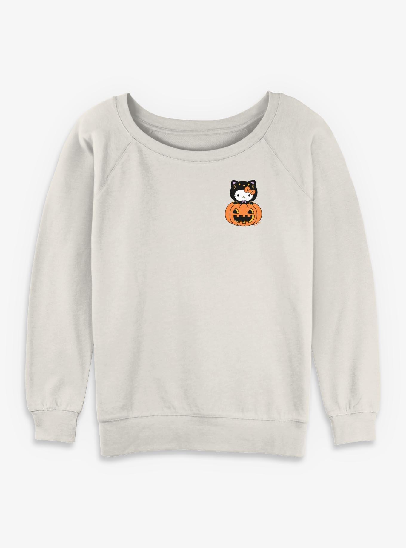 Sanrio Hello Kitty Pumkin Womens Slouchy Sweatshirt, , hi-res