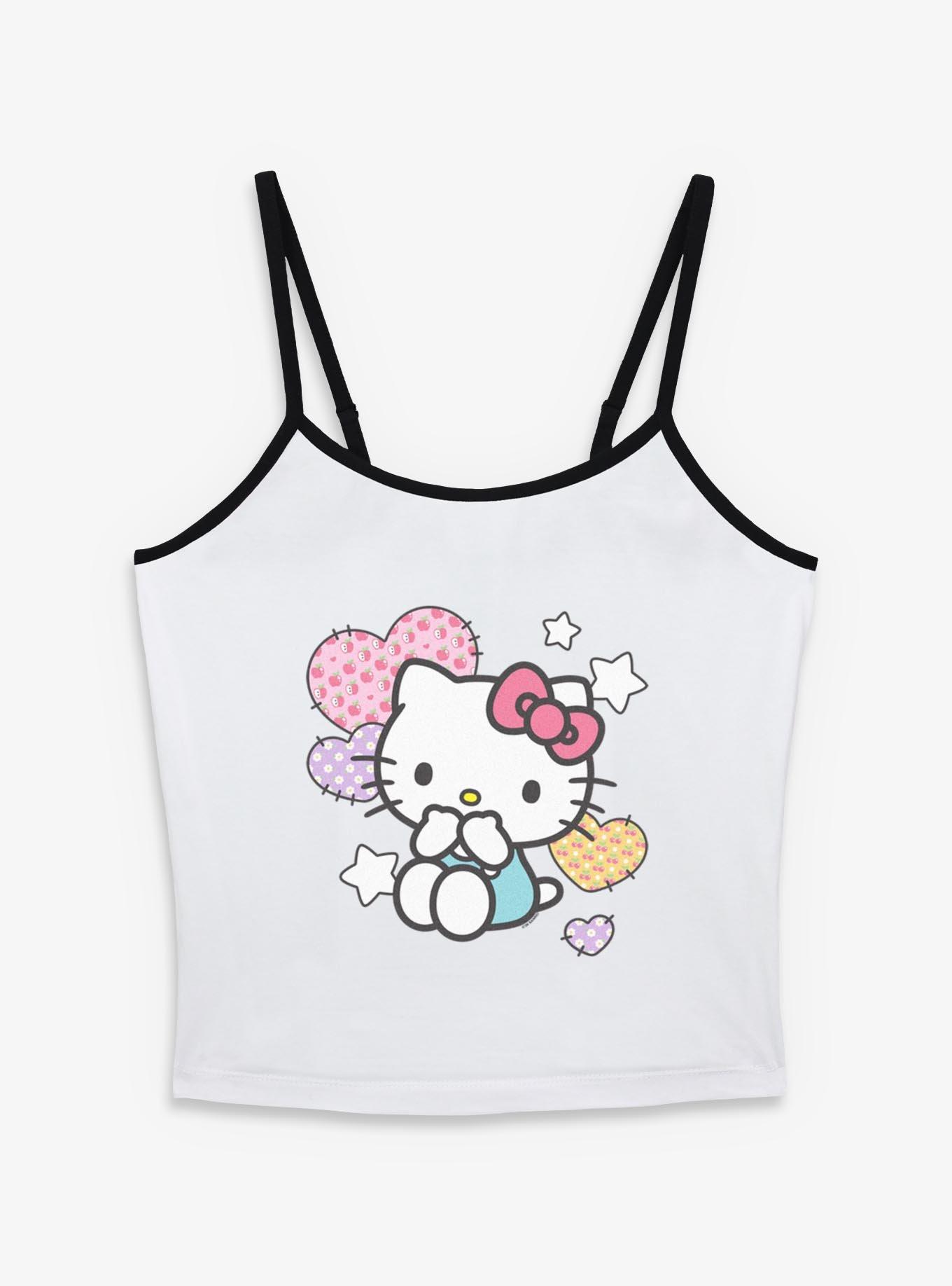 Sanrio Hello Kitty Patch Hearts Womens Cami
