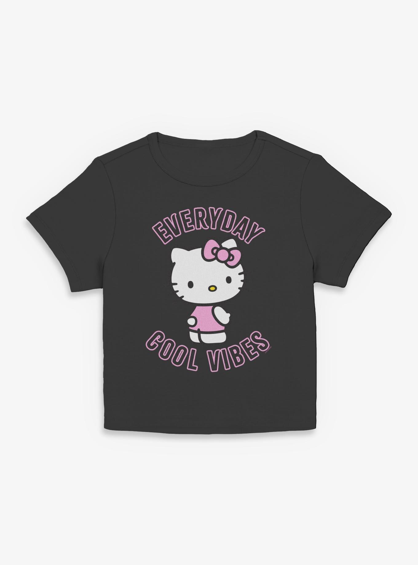 Sanrio Hello Kitty Everyday Cool Vibes Womens Baby Tee, , hi-res