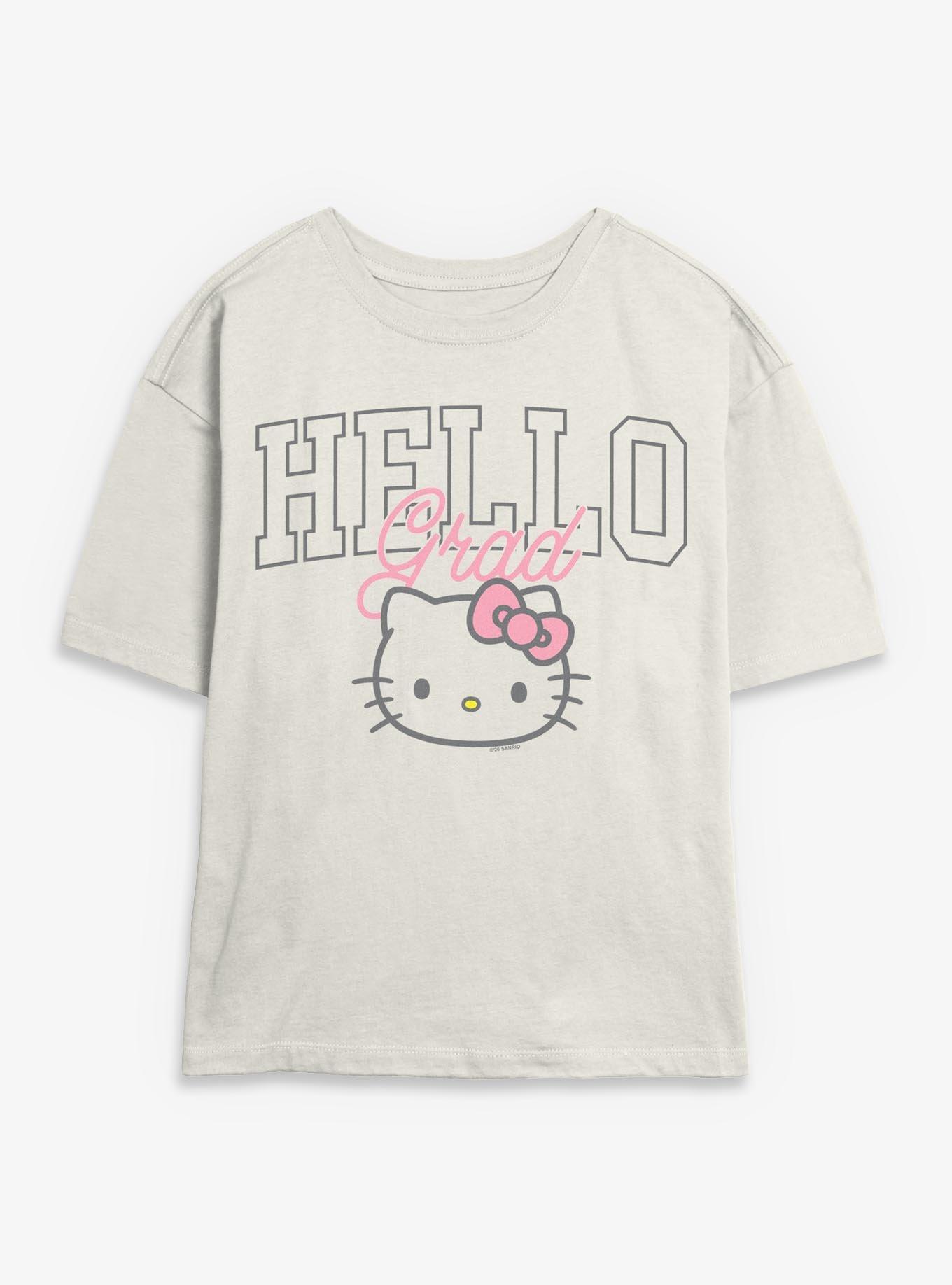 Sanrio Hello Kitty Hello Grad Womens Skimmer Tee, , hi-res