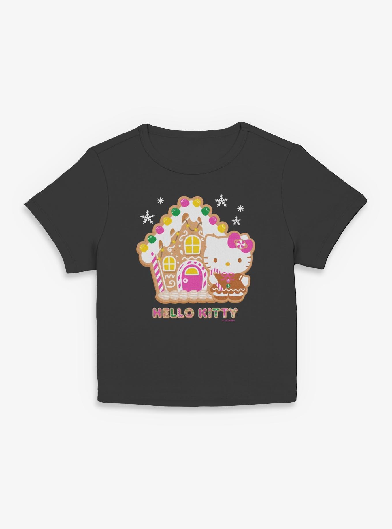 Sanrio Hello Kitty Gingerbread Womens Baby Tee, , hi-res