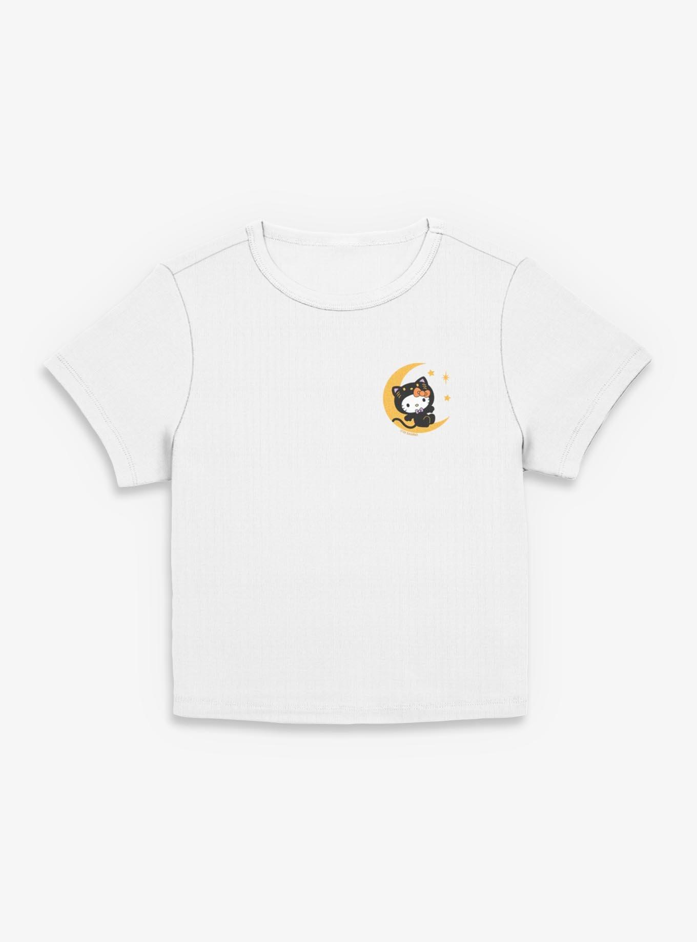 Sanrio Hello Kitty Black Kitty Moon Womens Baby Tee, , hi-res