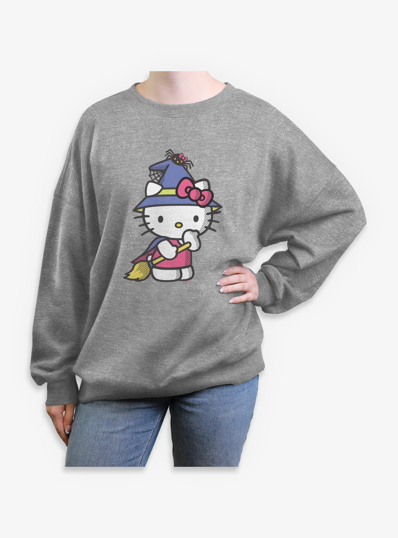 Sanrio Hello Kitty Witch Kitty Womens Oversized Sweatshirt, , hi-res