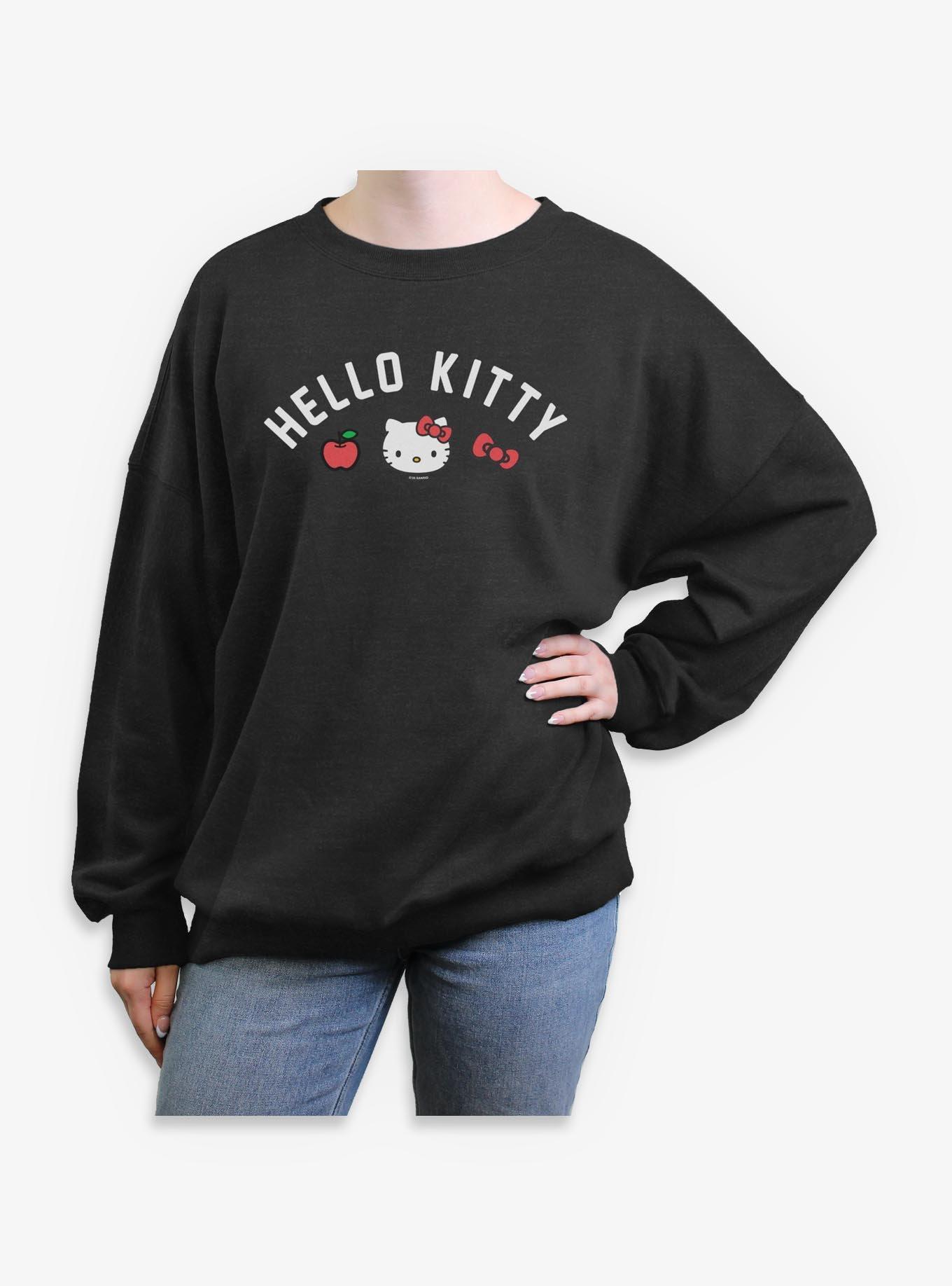 Sanrio Hello Kitty Arch Icons Womens Oversized Sweatshirt, , hi-res
