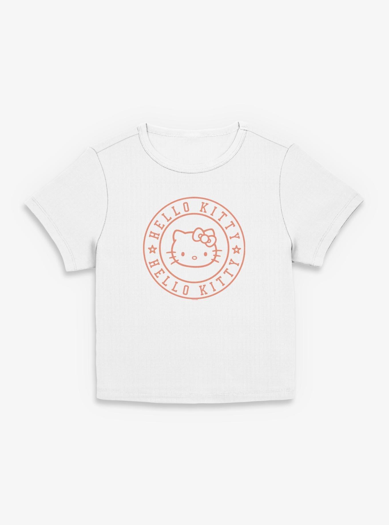 Sanrio Hello Kitty Stars Circle Womens Baby Tee, , hi-res
