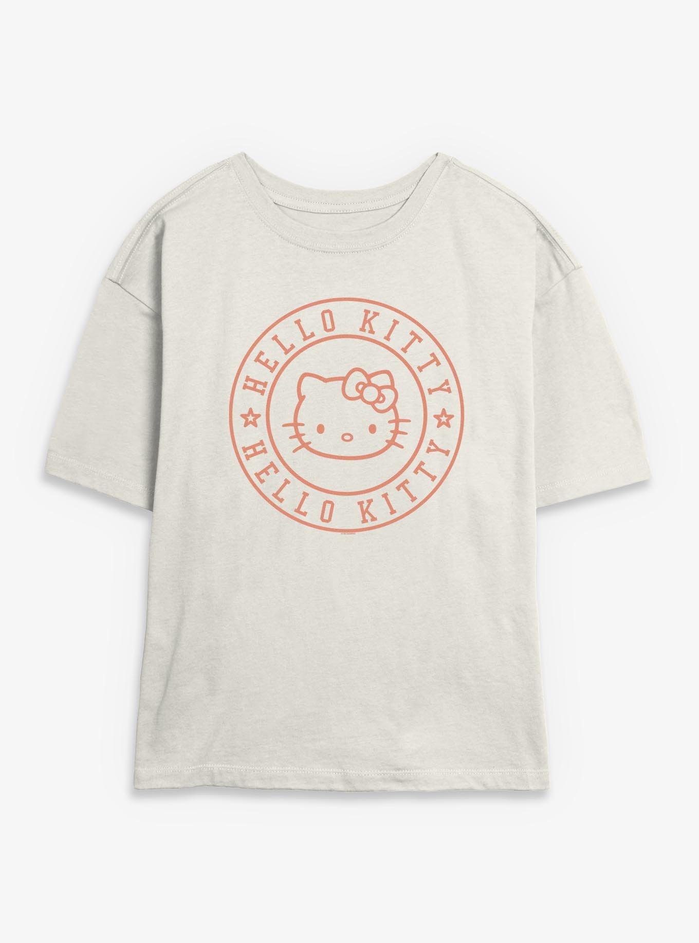 Sanrio Hello Kitty Stars Circle Womens Skimmer Tee, , hi-res