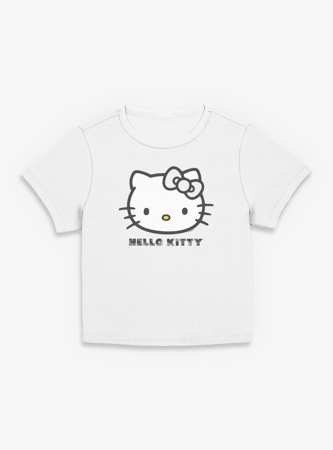Sanrio Hello Kitty Big Face Kitty Womens Baby Tee, , hi-res