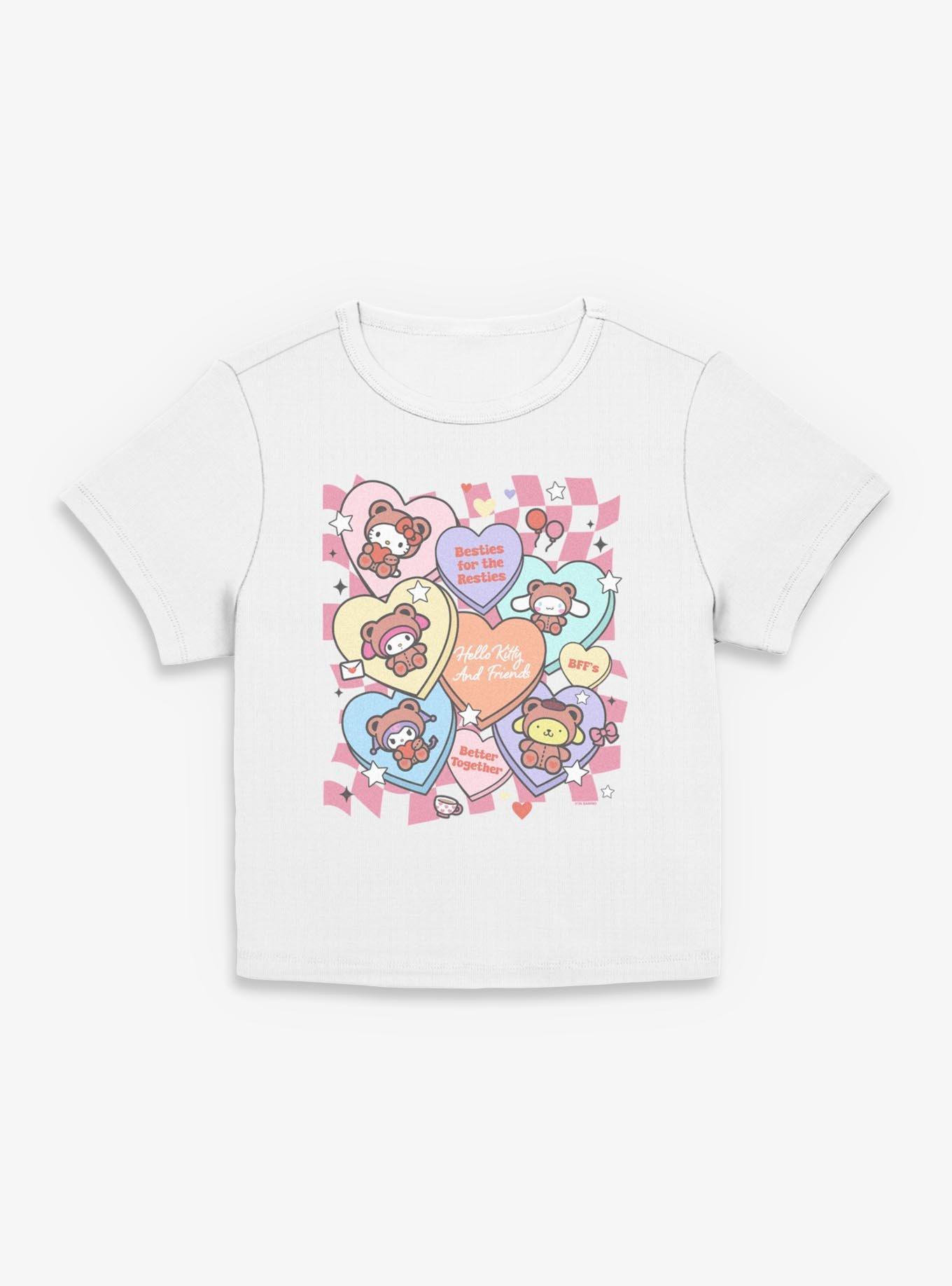 Sanrio Hello Kitty Besties For Resties Womens Baby Tee, , hi-res