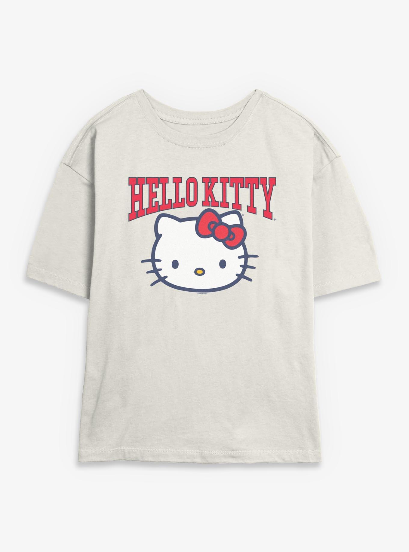 Sanrio Hello Kitty Classic Head Womens Skimmer Tee, , hi-res