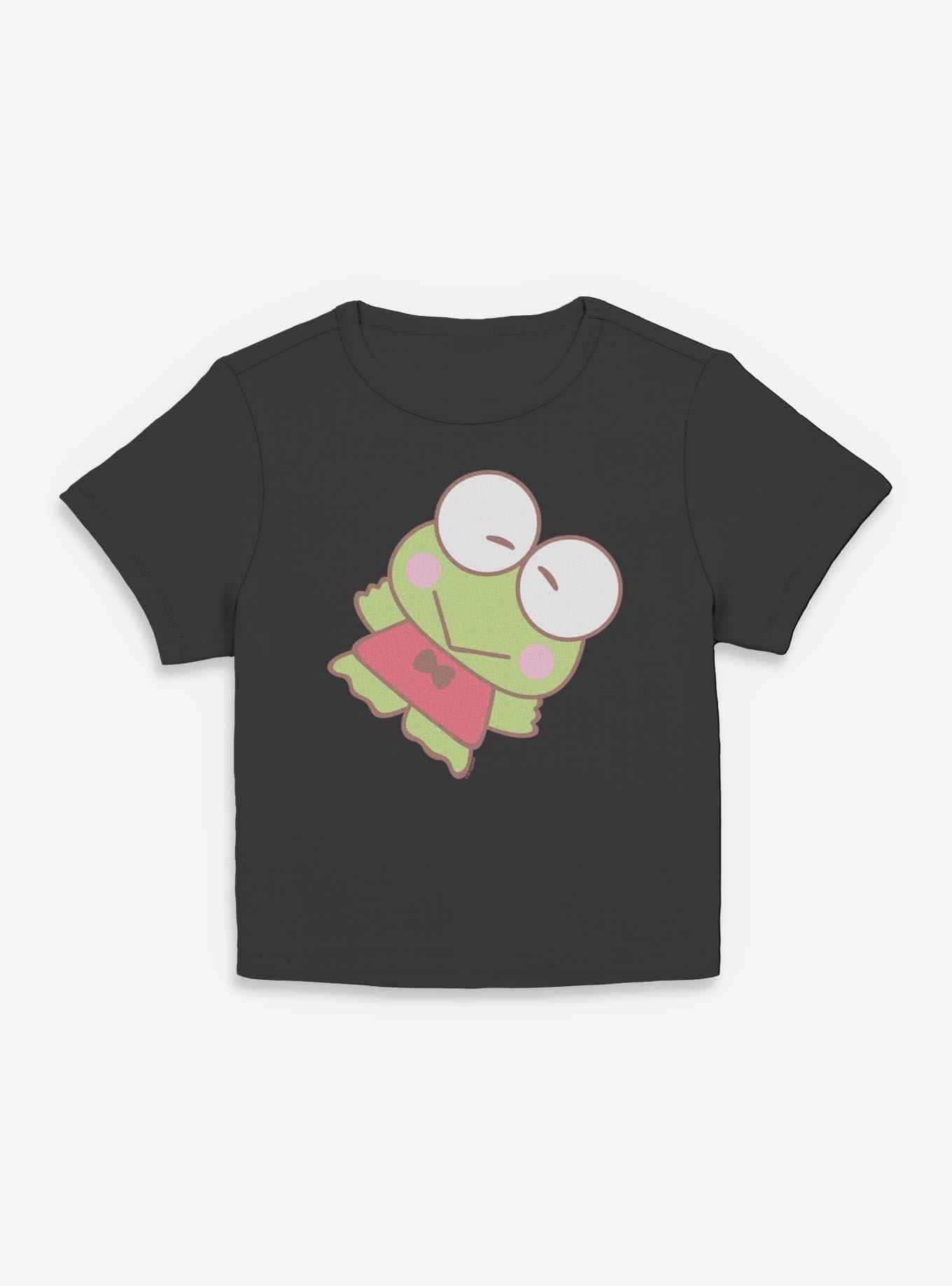 Sanrio Hello Kitty Big Keroppi Womens Baby Tee, , hi-res