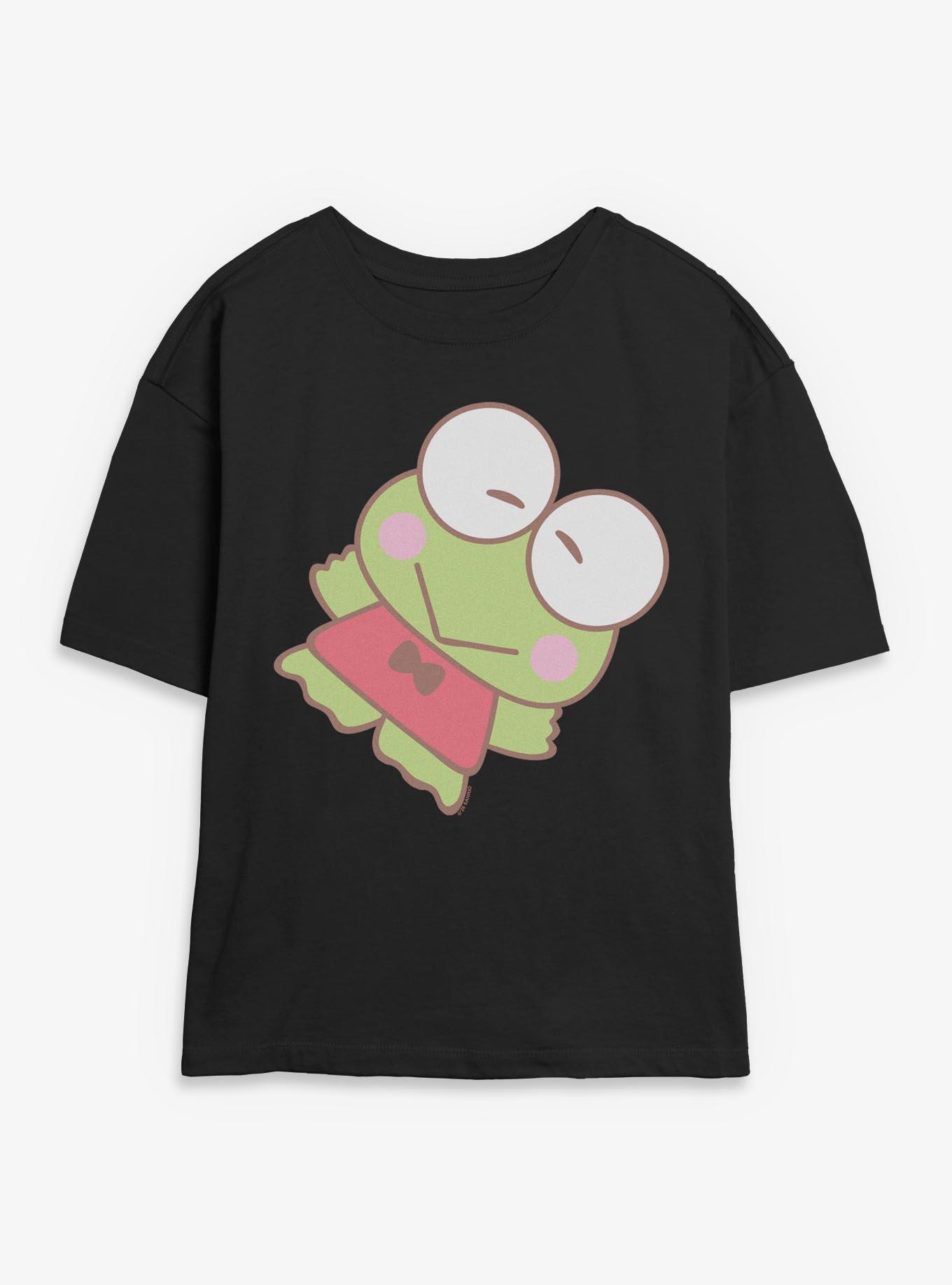 Sanrio Hello Kitty Big Keroppi Womens Skimmer Tee, , hi-res