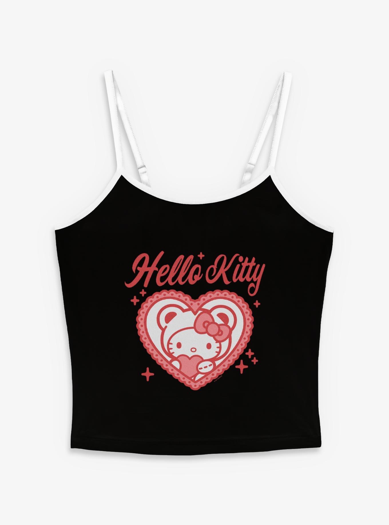 Sanrio Hello Kitty Heart Bear Womens Cami, , hi-res