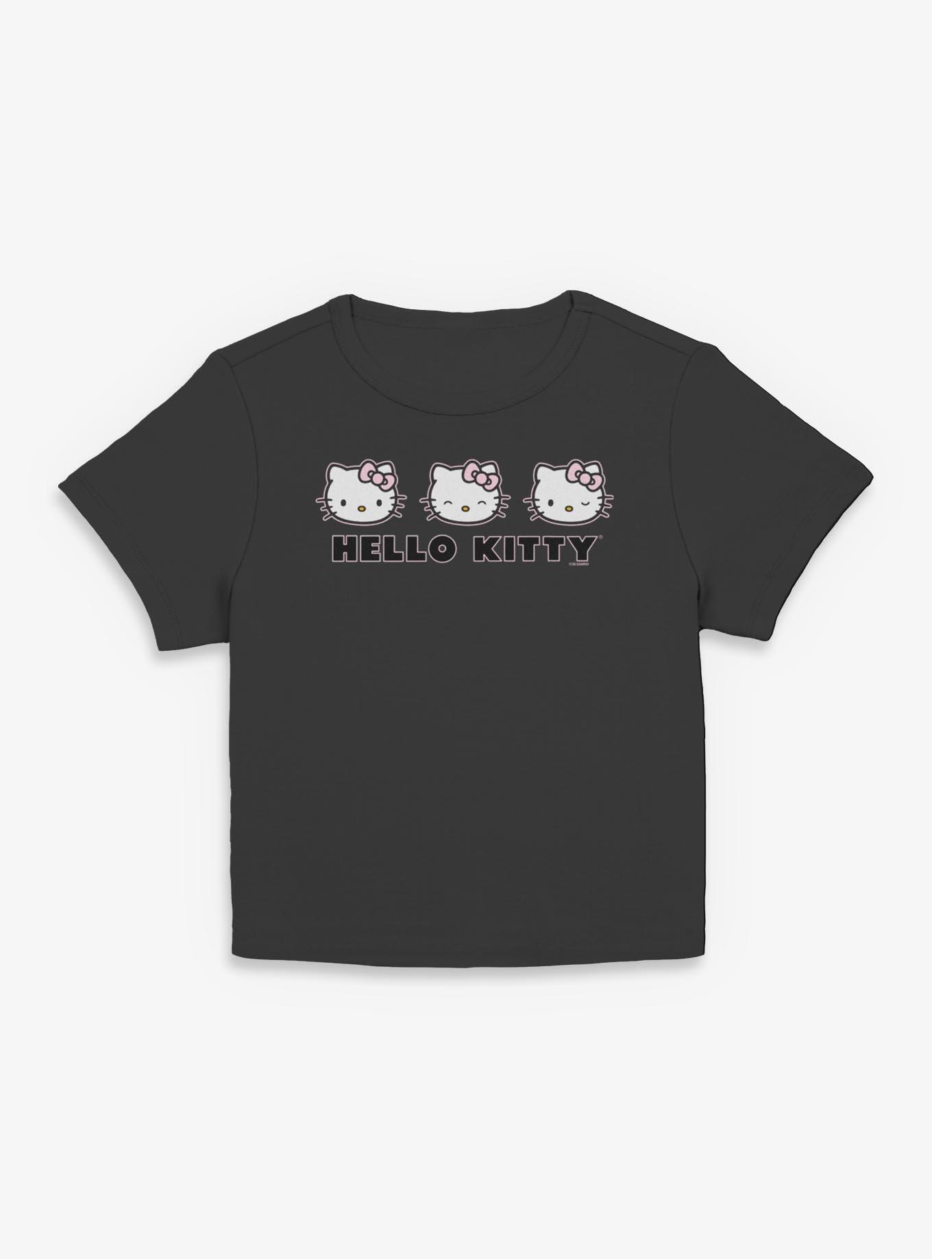 Sanrio Hello Kitty Expressions Womens Baby Tee, , hi-res