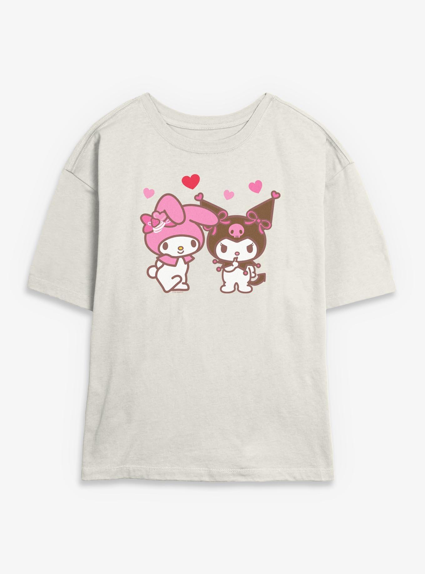 Sanrio Hello Kitty Kuromi N Melody Womens Skimmer Tee, , hi-res