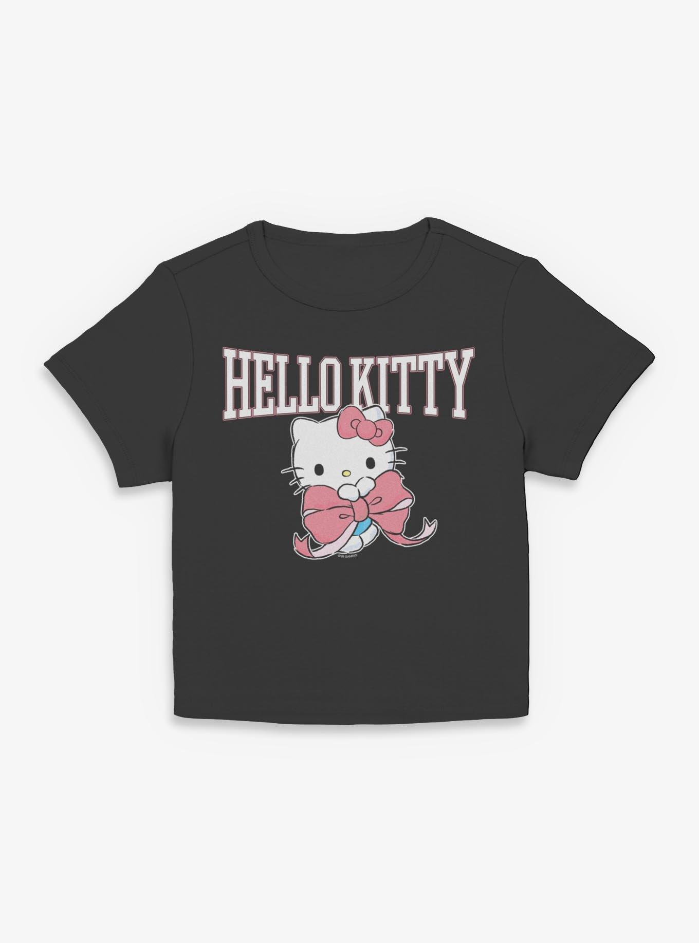 Sanrio Hello Kitty Collegiate Womens Baby Tee, , hi-res