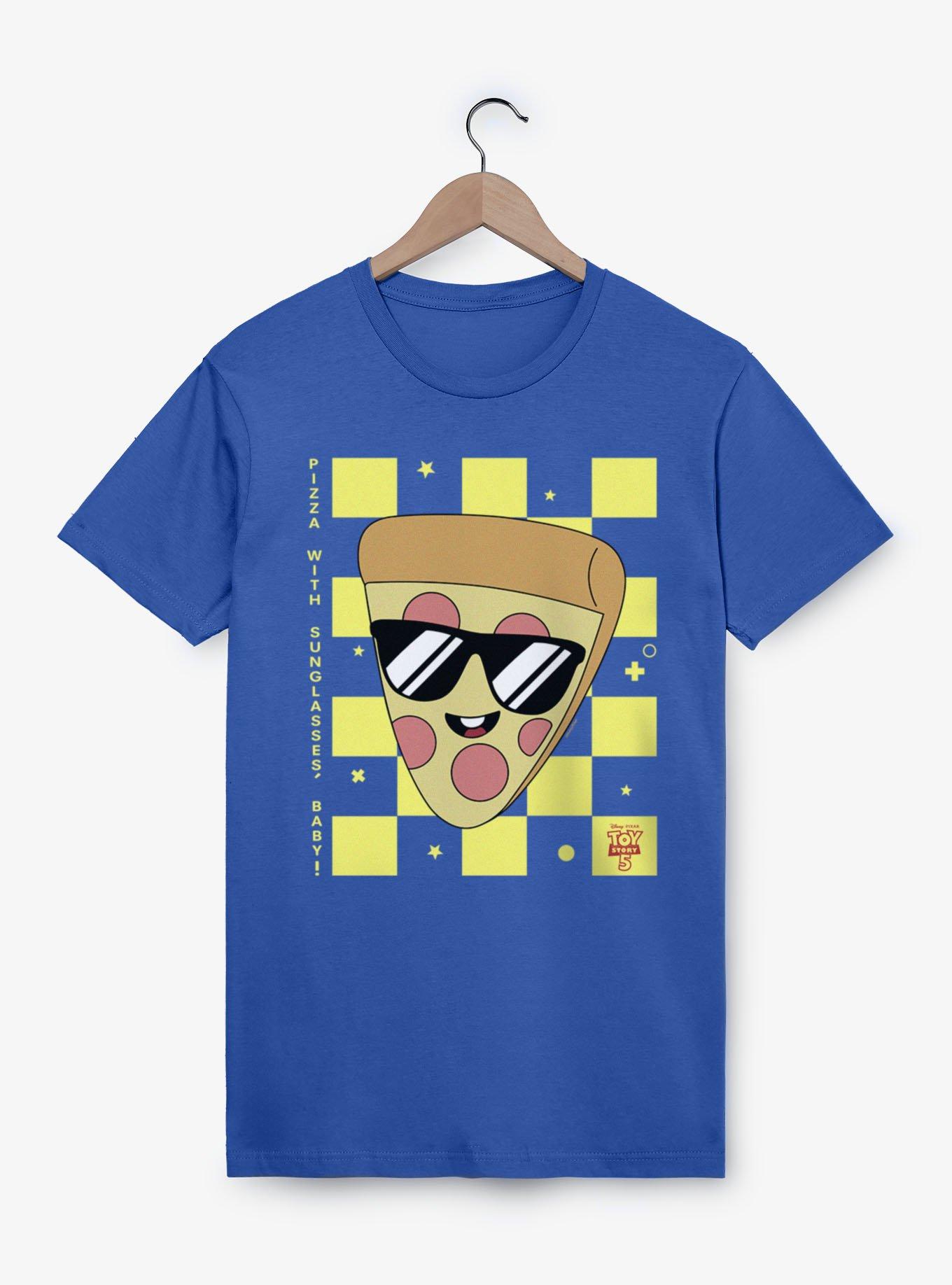Disney Pixar Toy Story 5 Pizza Checkered On Squares T-Shirt, , hi-res