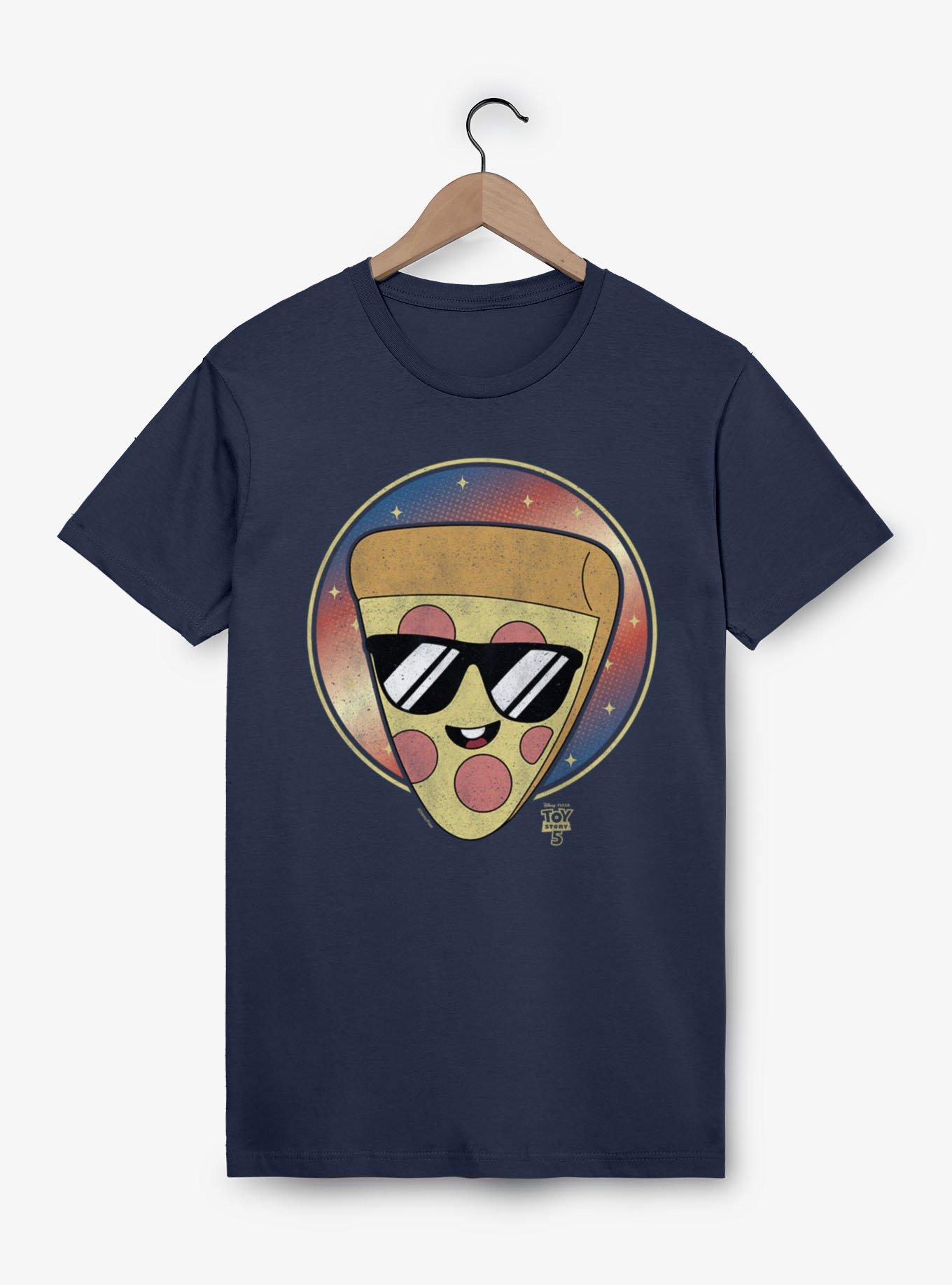 Disney Pixar Toy Story 5 Pizza Stars Circle Badge T-Shirt