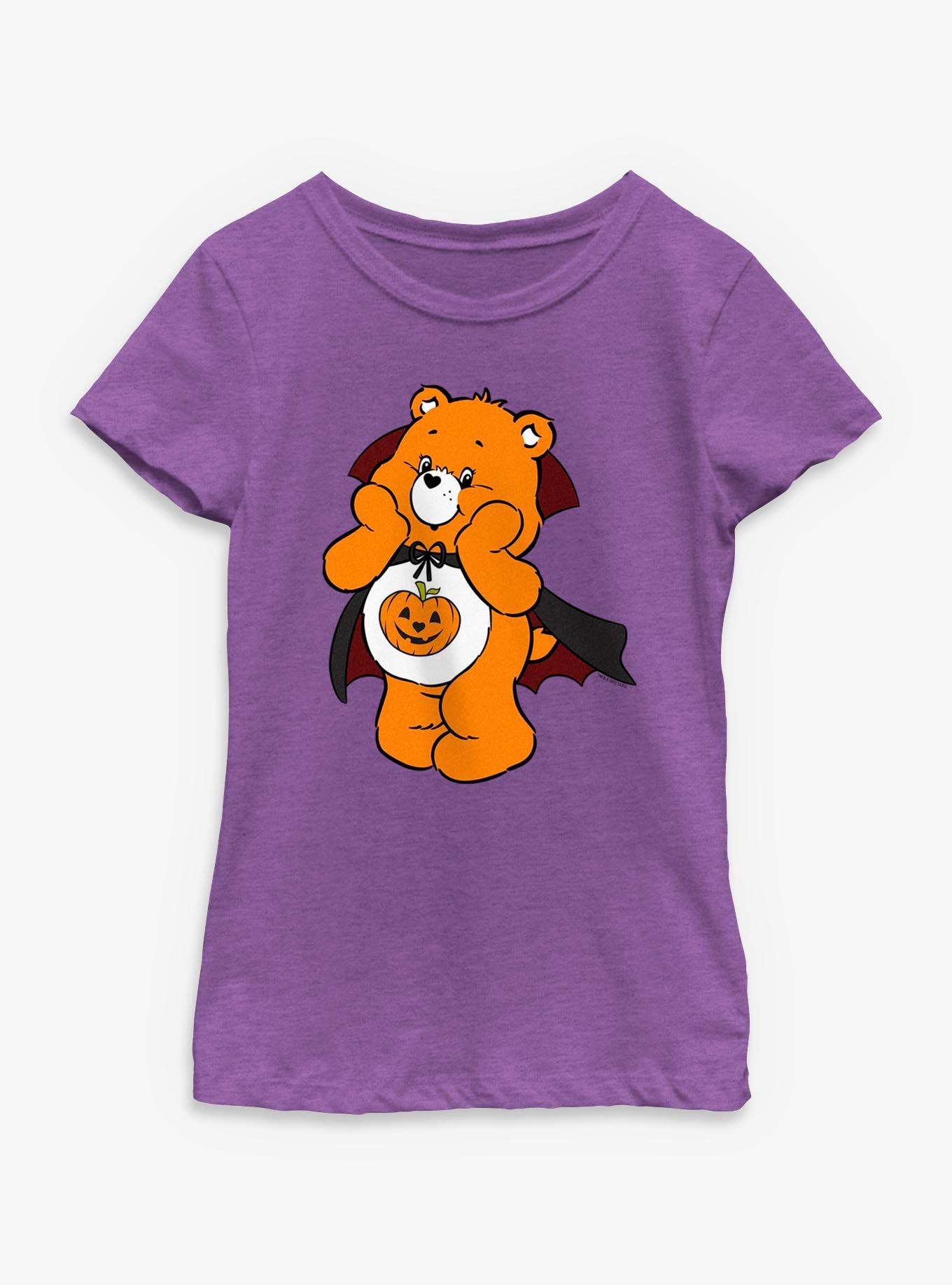 Care Bears Trick Or Sweet Bear Vampire Youth Girls T-Shirt, , hi-res