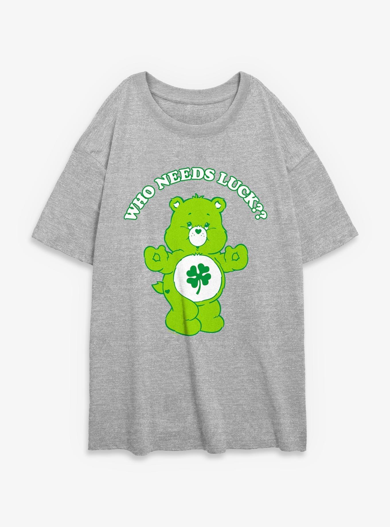 Care Bears Luck Care Bear Womens Oversized T-Shirt, , hi-res