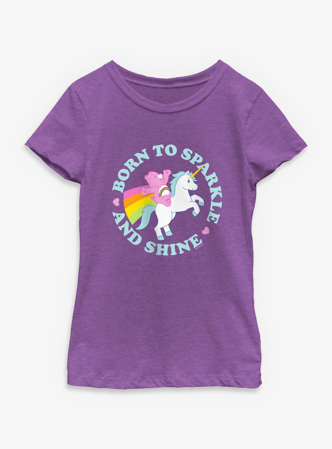 Care Bears Born To Sparkle And Shine Youth Girls T-Shirt, , hi-res
