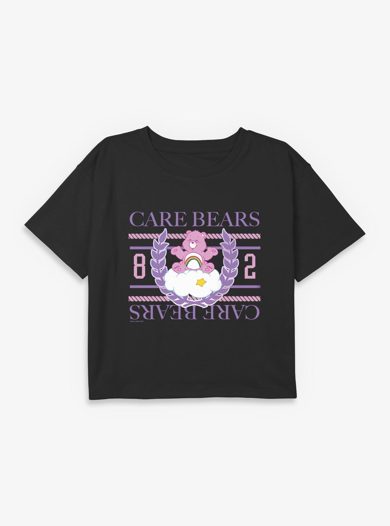 Care Bears Cloud 1982 Youth Girls Boxy Crop T-Shirt, , hi-res