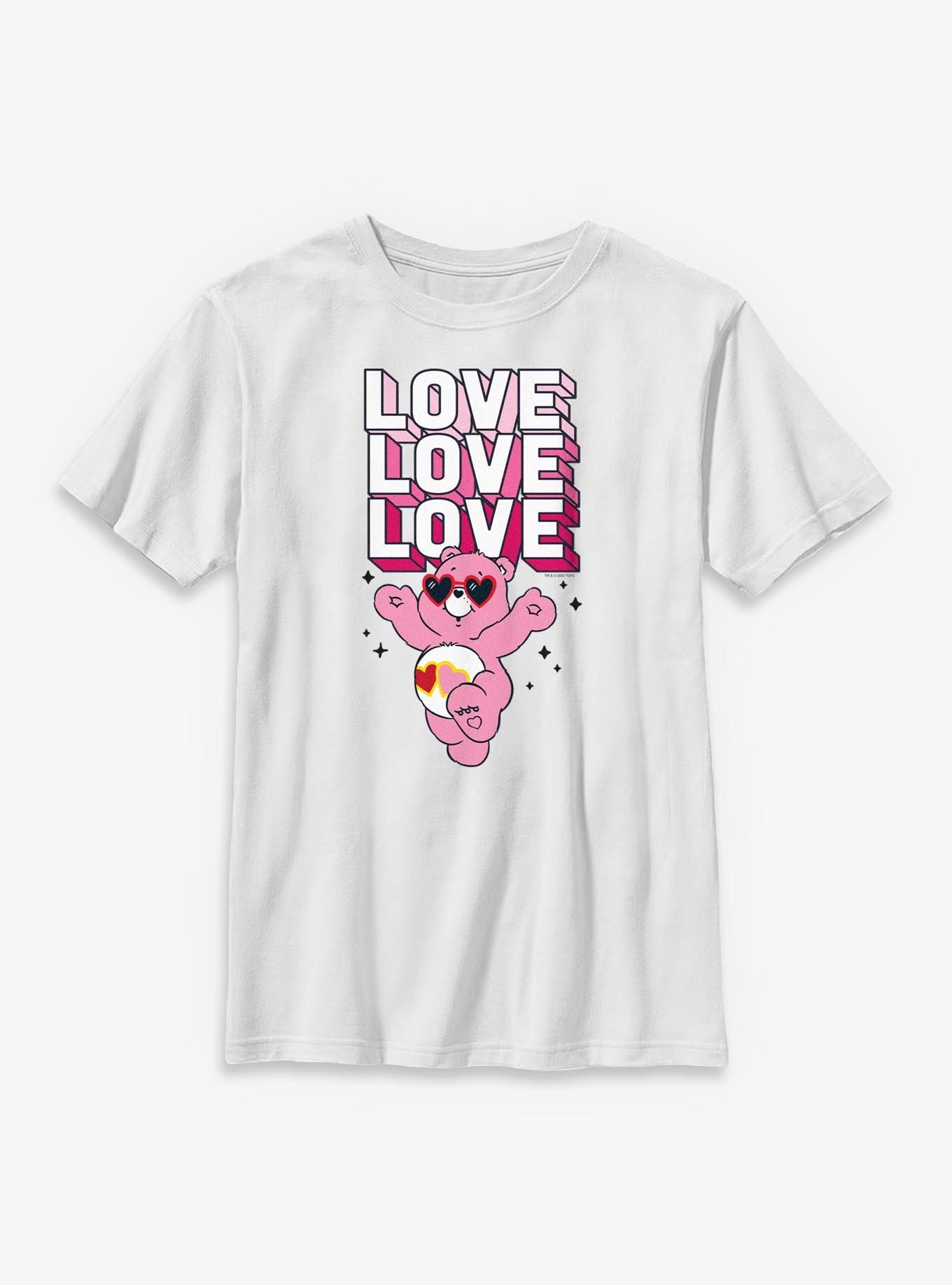 Care Bears Love Stack Youth T-Shirt, , hi-res