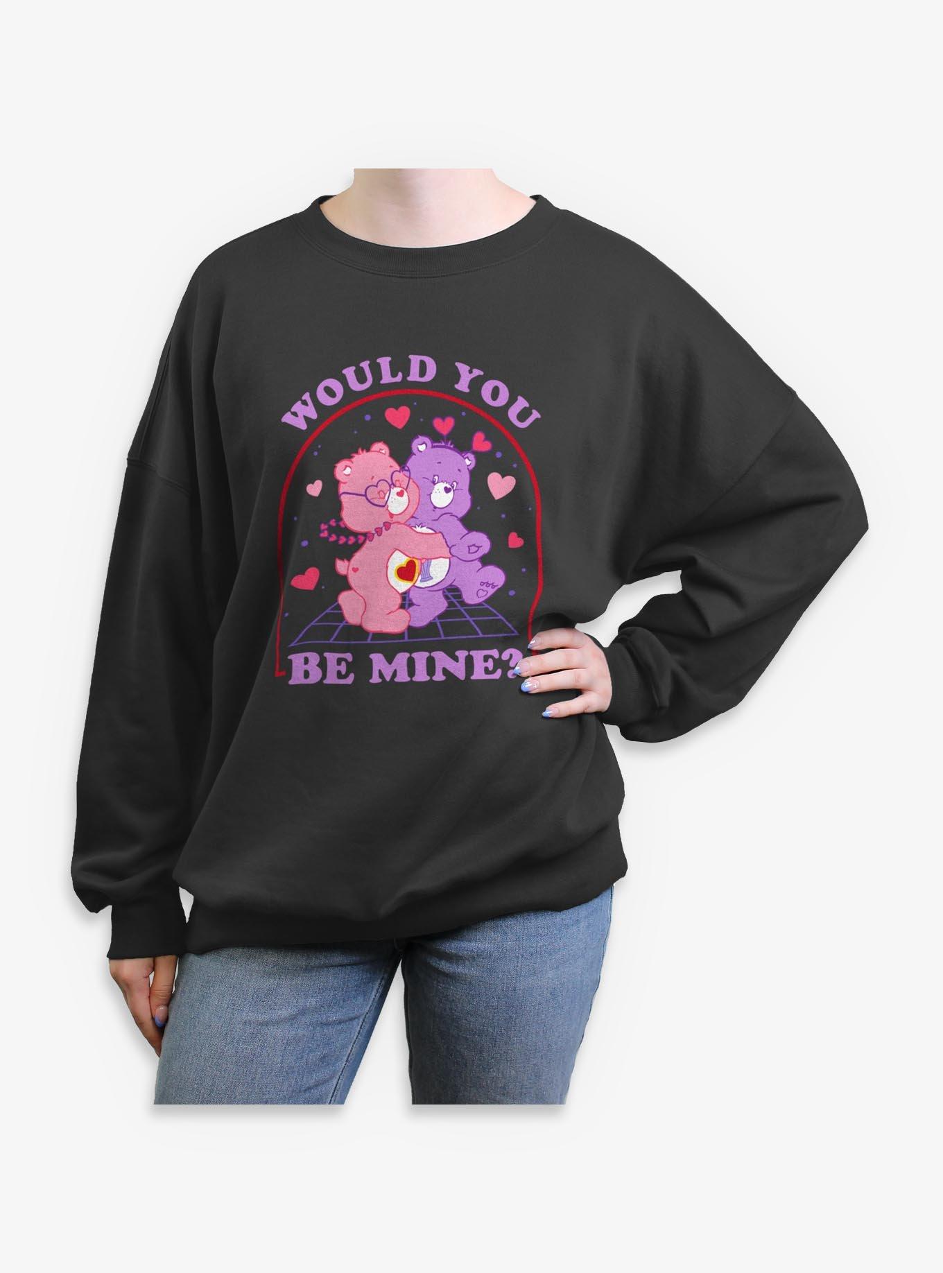 Care Bears Would You Be Mine Hug Womens Oversized Sweatshirt, , hi-res