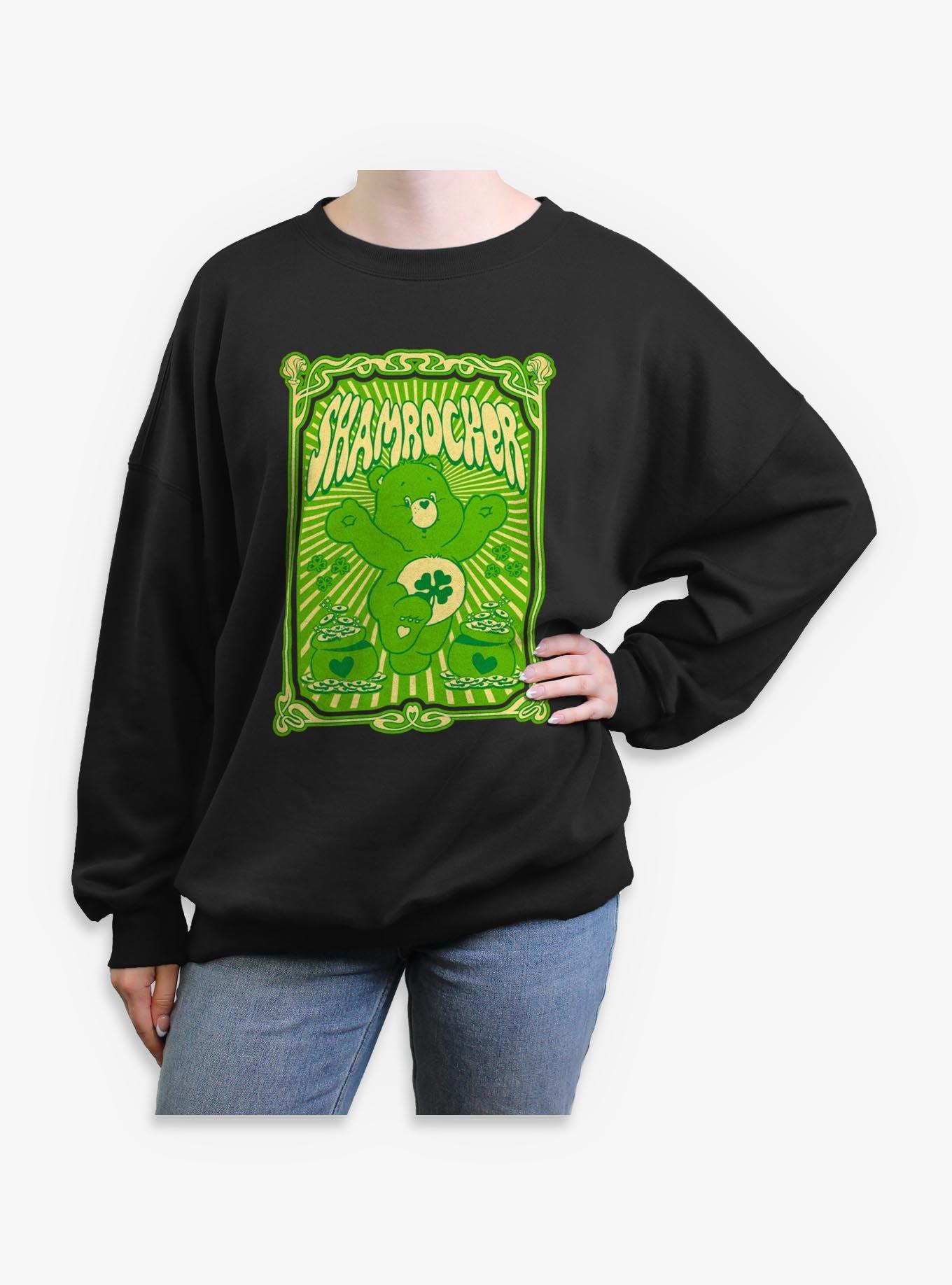 Care Bears ShamRocker Womens Oversized Sweatshirt, , hi-res
