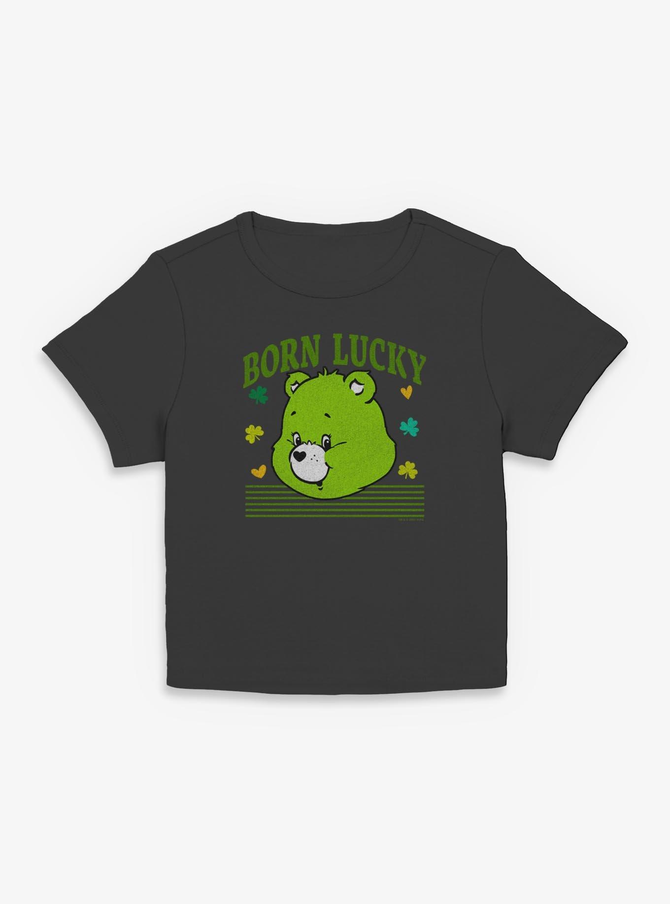Care Bears Lucky Bear Head Womens Baby Tee, , hi-res