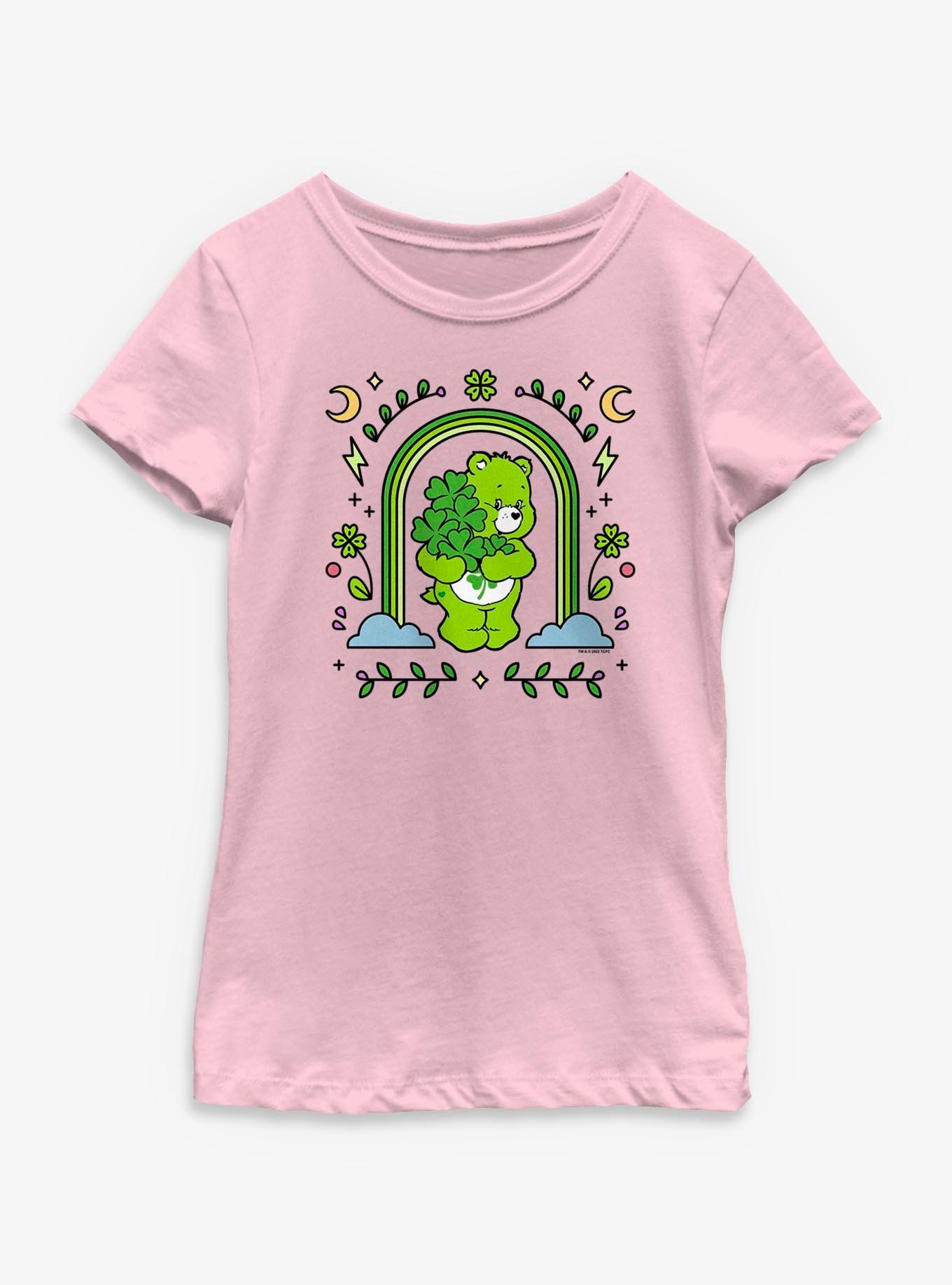 Care Bears Green Rainbow Arch Youth Girls T-Shirt, , hi-res
