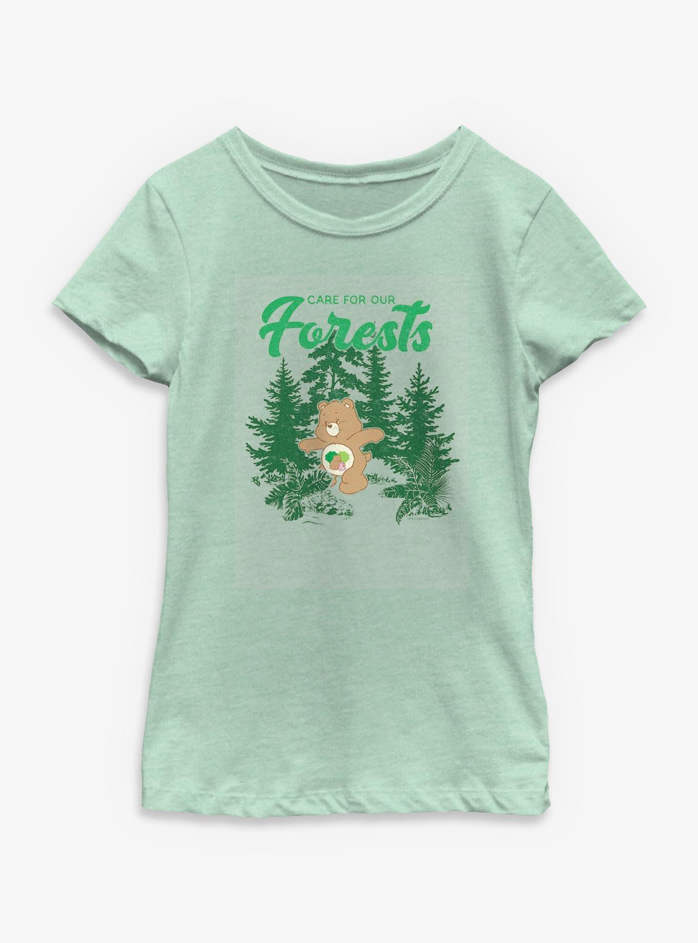 Care Bears Forest Caring Youth Girls T-Shirt, , hi-res