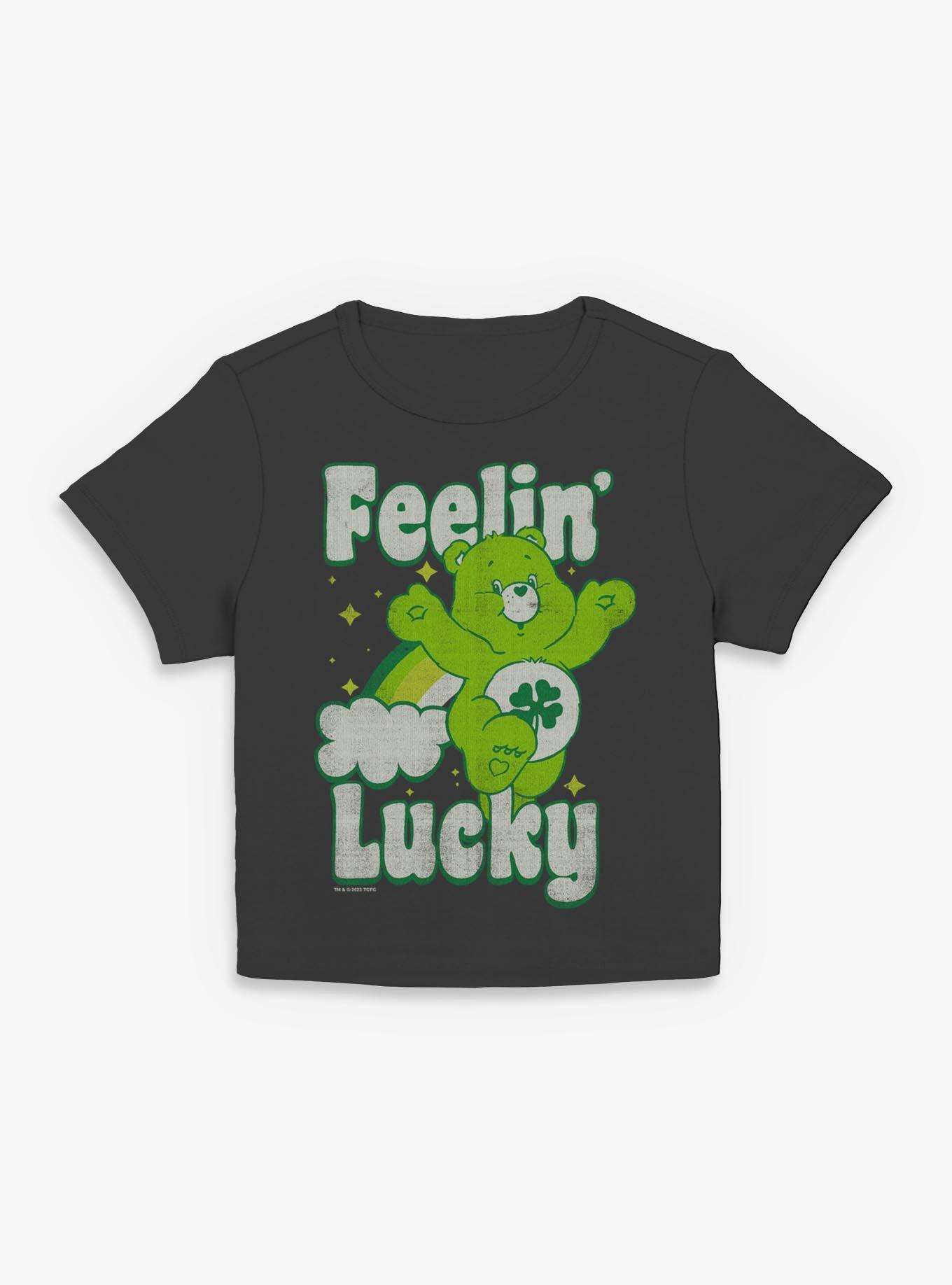 Care Bears Lucky Run Womens Baby Tee, , hi-res