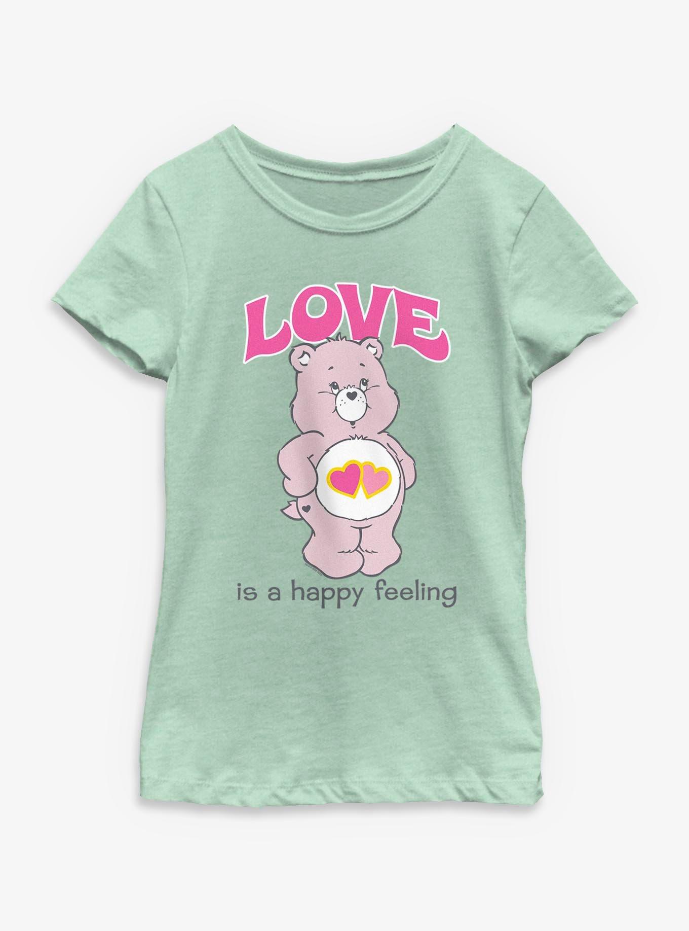 Care Bears Love Happy Feeling Youth Girls T-Shirt, , hi-res