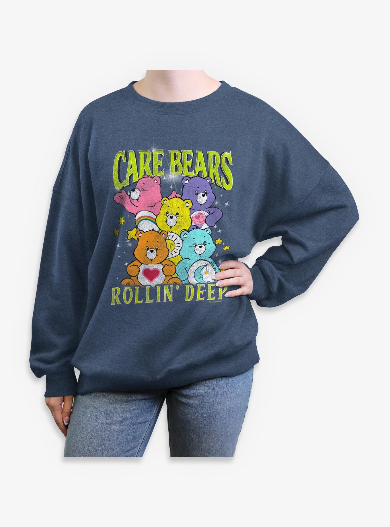 Care Bears Rollin Deep Womens Oversized Sweatshirt, , hi-res