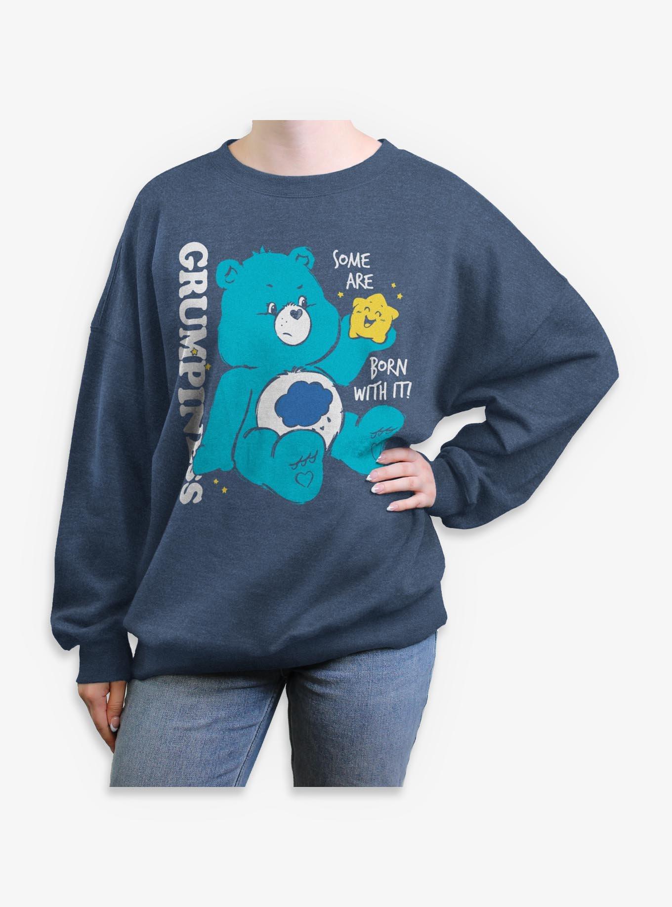Care Bears Born Grumpiness Womens Oversized Sweatshirt, , hi-res