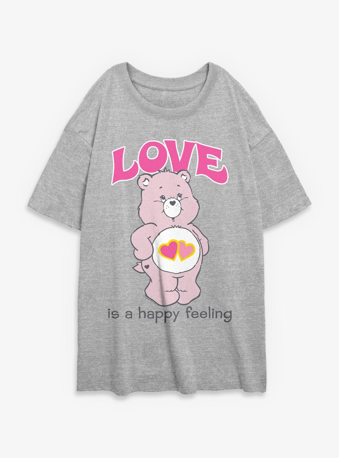 Care Bears Love Happy Feeling Womens Oversized T-Shirt, , hi-res
