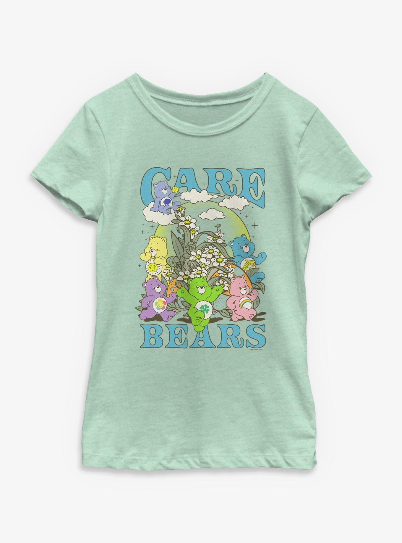 Care Bears Spring Mushrooms Youth Girls T-Shirt, , hi-res