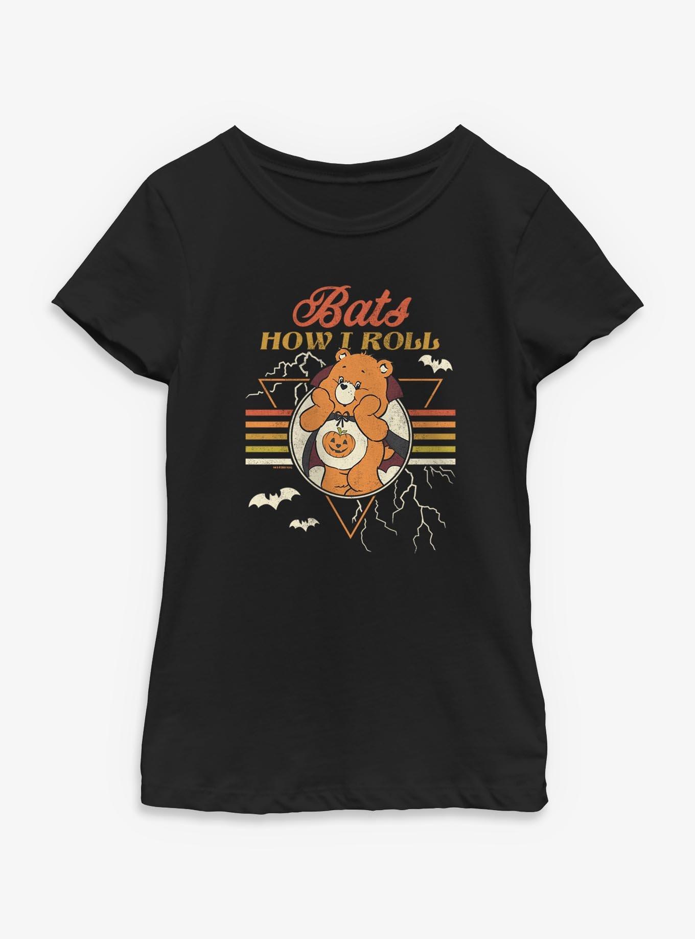 Care Bears How Bats Roll Youth Girls T-Shirt, , hi-res