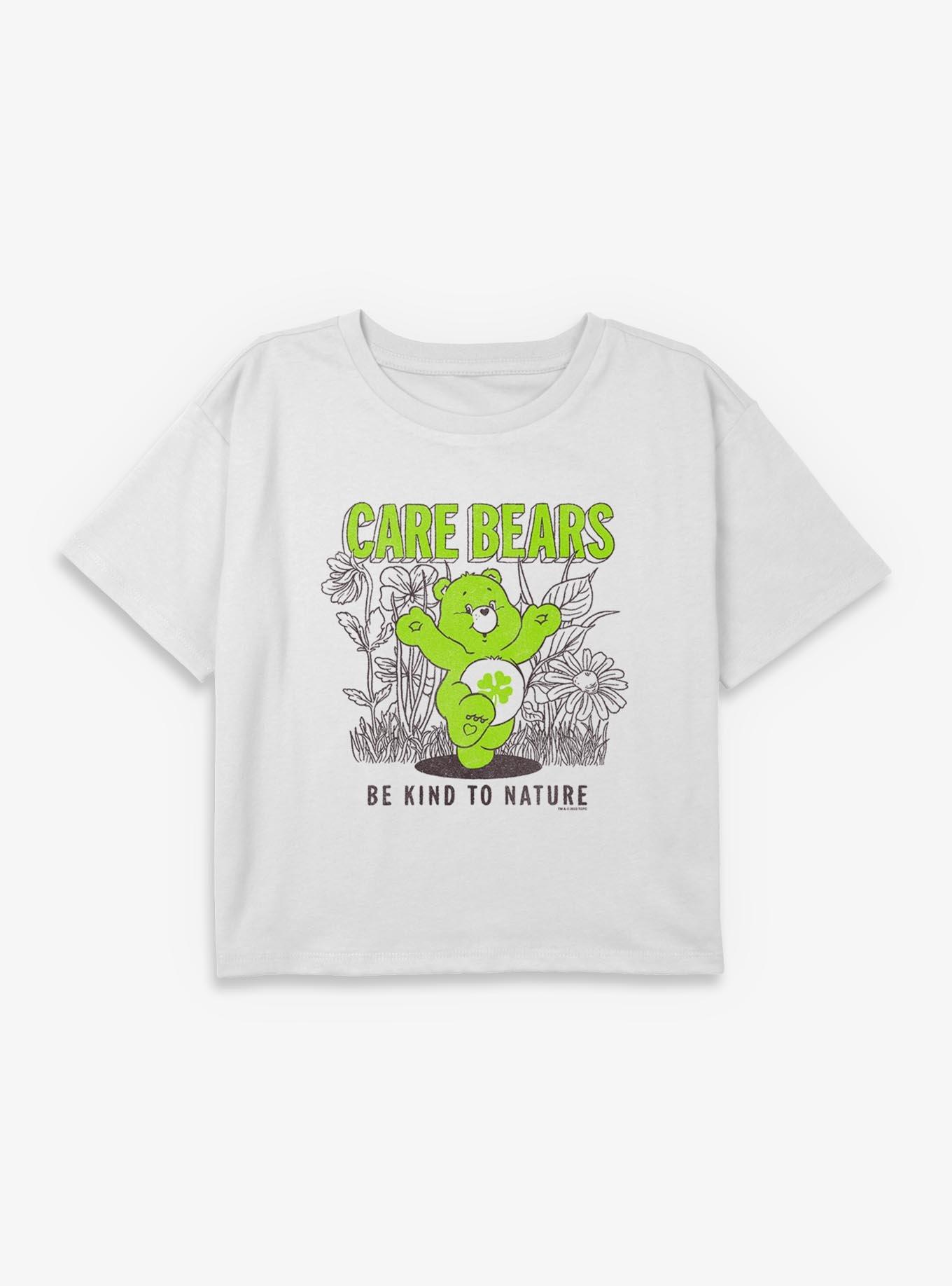 Care Bears Kind To Nature  Youth Girls Boxy Crop T-Shirt, , hi-res