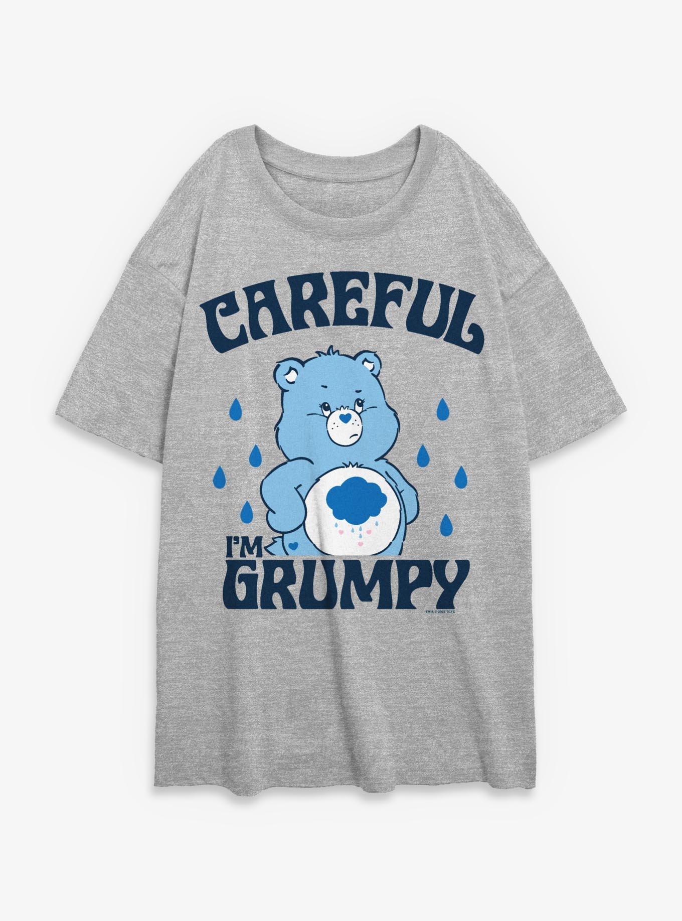 Care Bears Careful Grumpy Womens Oversized T-Shirt, , hi-res