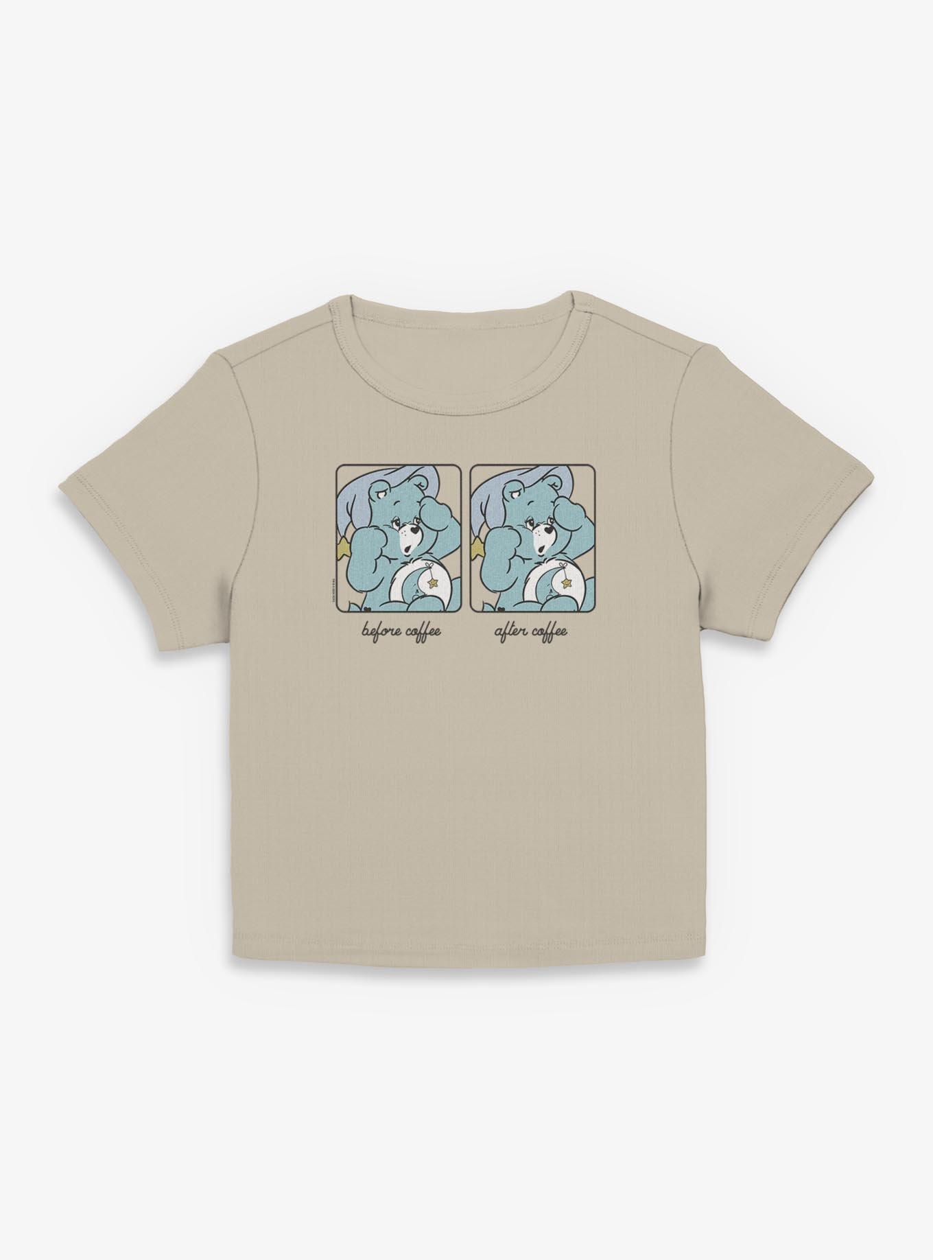 Care Bears Before After Coffee Womens Baby Tee, , hi-res