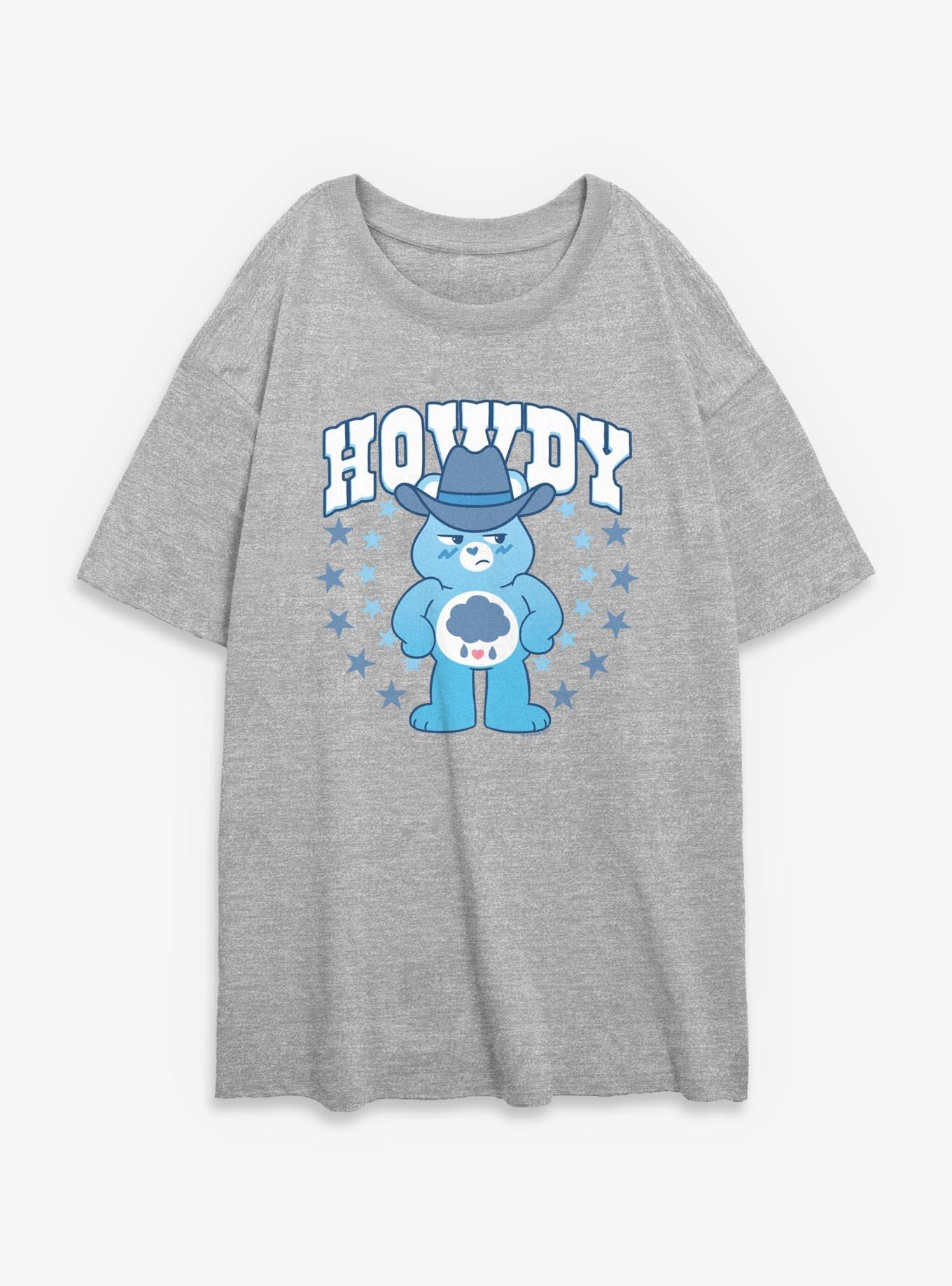 Care Bears Grumpy Howdy Womens Oversized T-Shirt, , hi-res