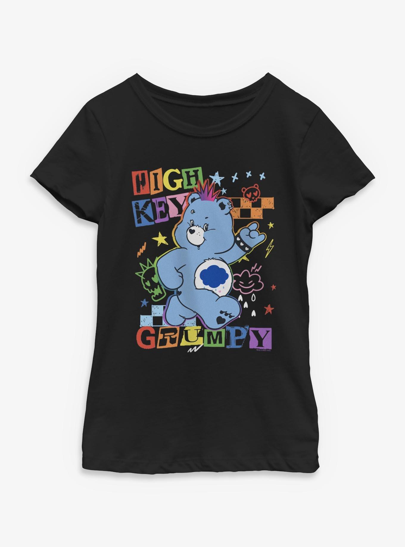 Care Bears High Key Grumpy Youth Girls T-Shirt, , hi-res