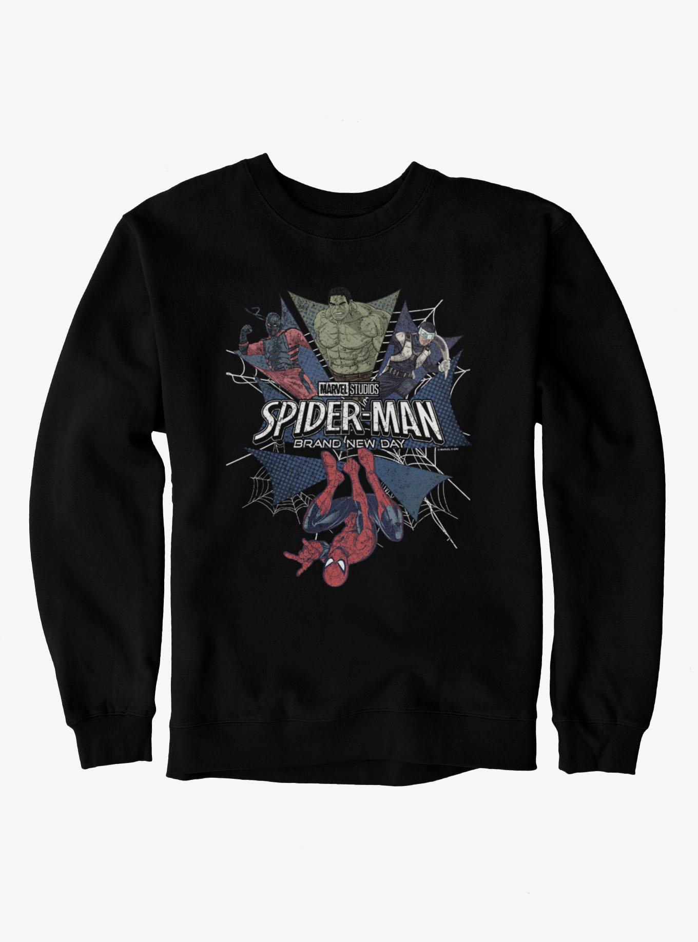 Marvel Spider-Man Brand New Day Web Of Enemies Tarantula Boomerang Hulk Sweatshirt, , hi-res