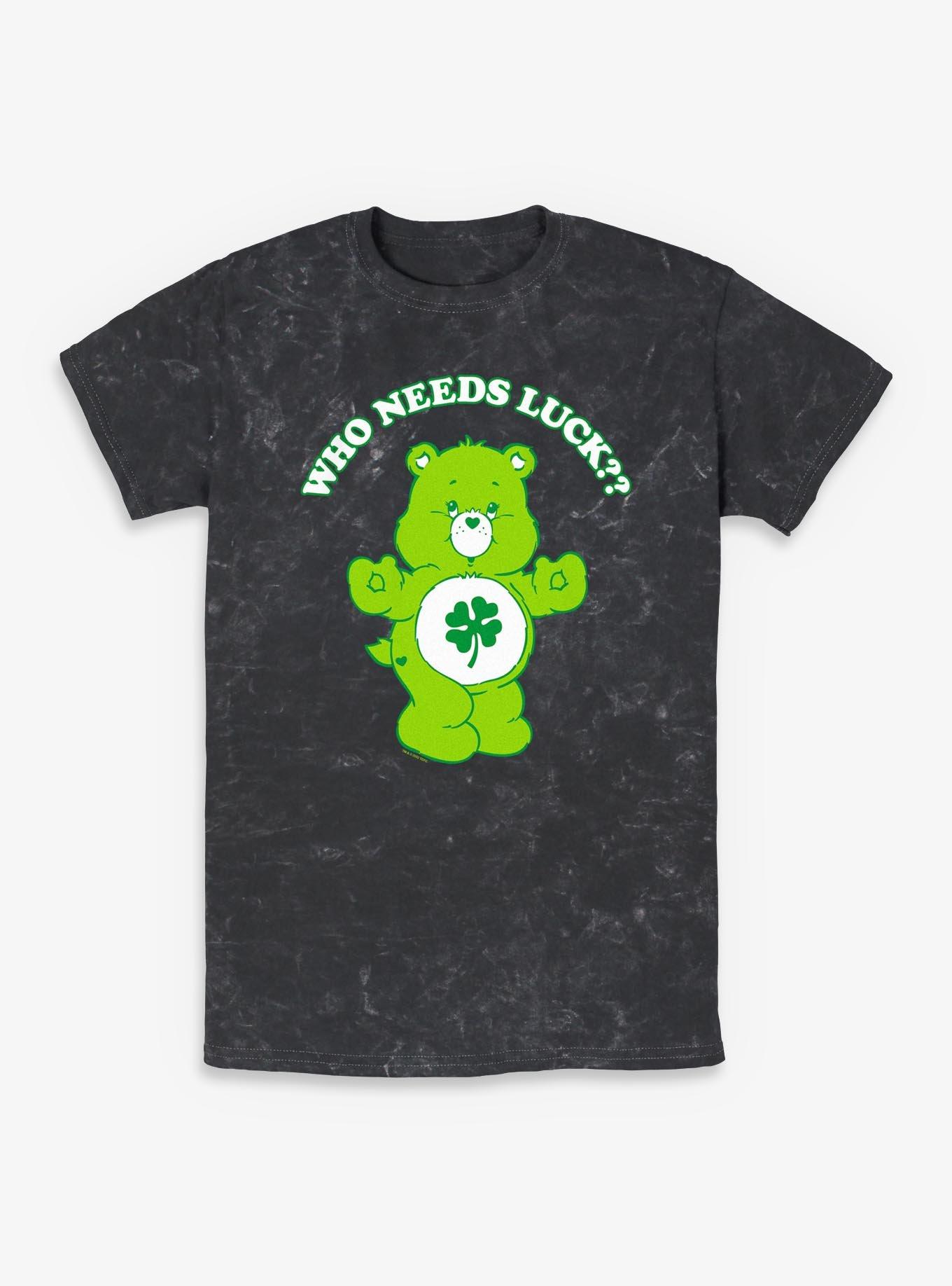 Care Bears Luck Care Bear Mineral Wash T-Shirt, , hi-res