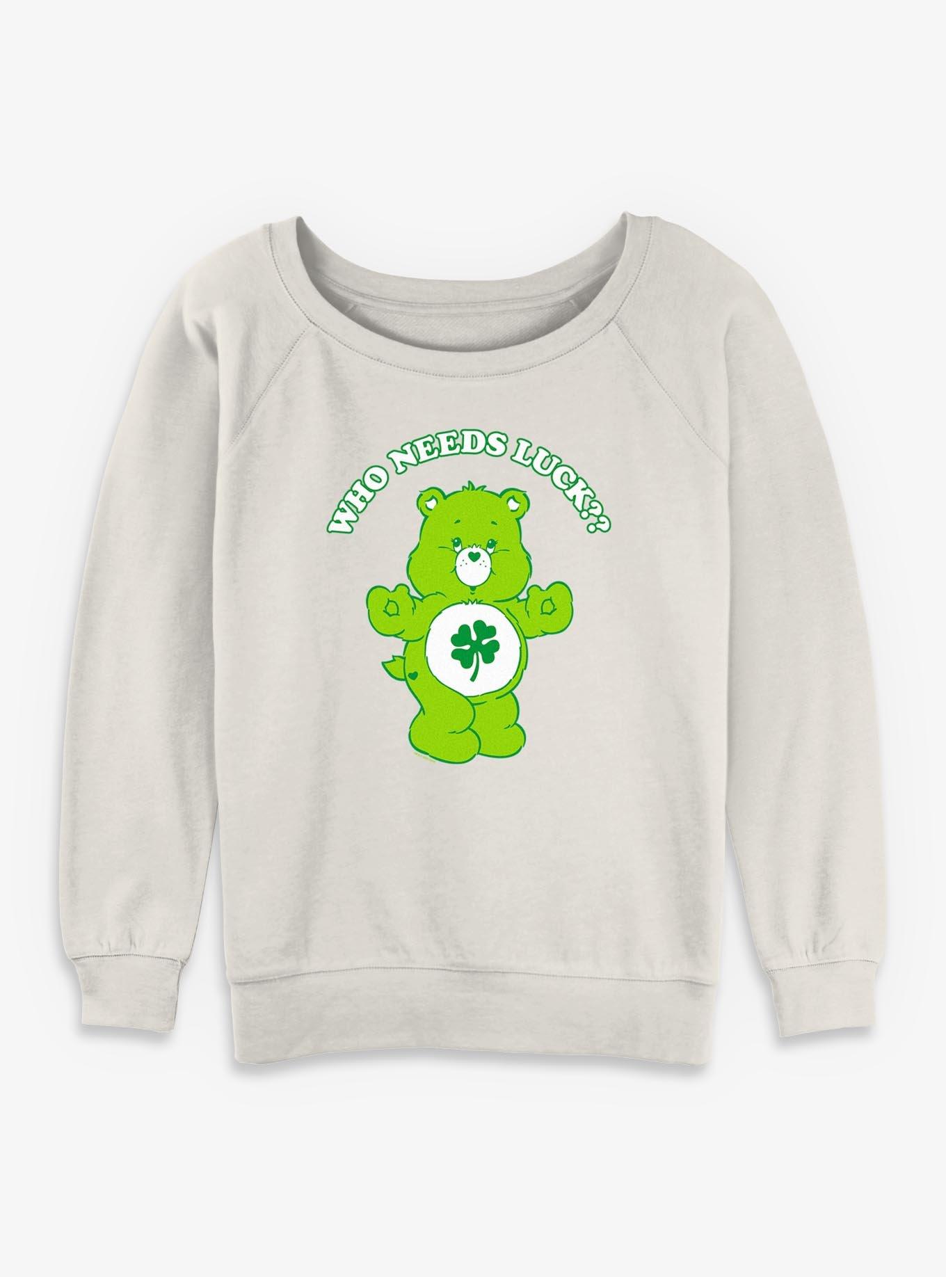 Care Bears Luck Care Bear Womens Slouchy Sweatshirt, , hi-res