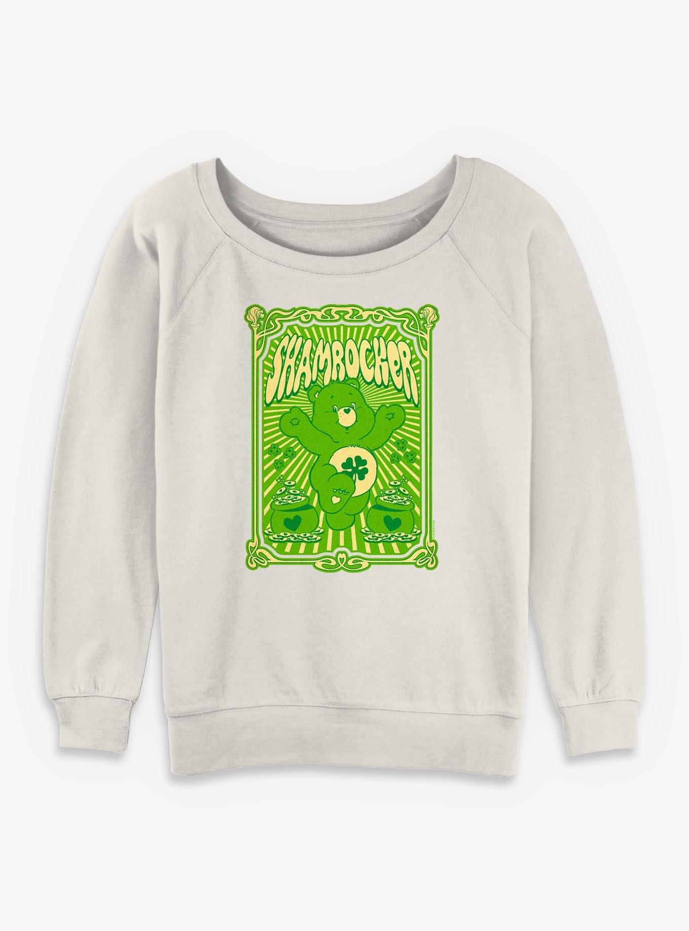 Care Bears ShamRocker Womens Slouchy Sweatshirt, , hi-res