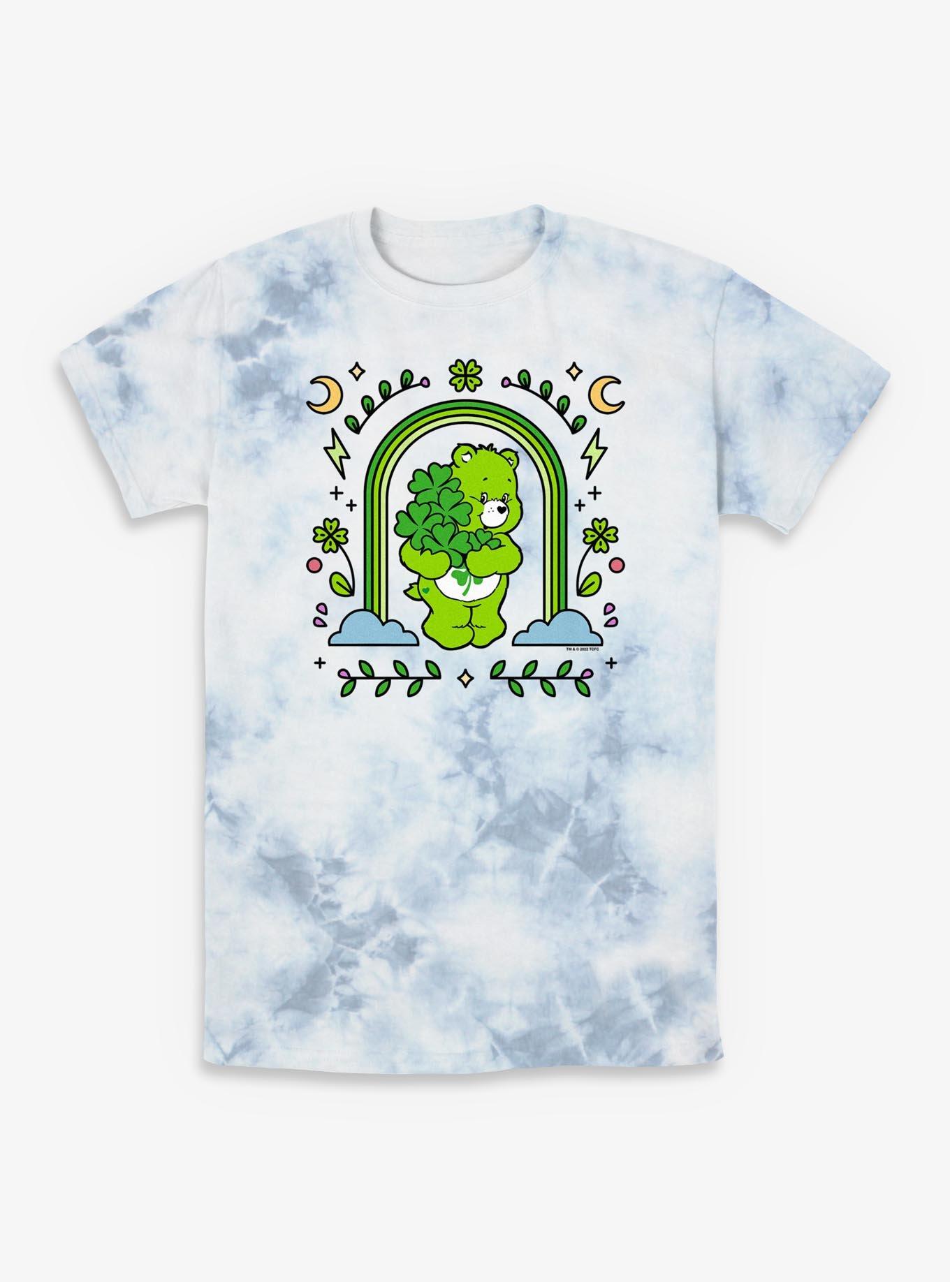 Care Bears Green Rainbow Arch Tie-Dye T-Shirt, , hi-res