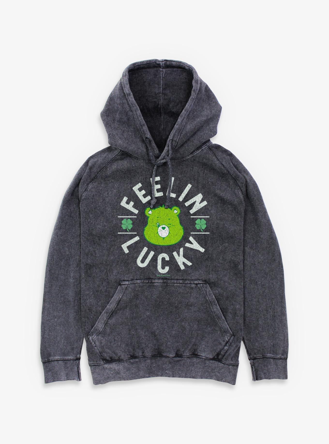 Care Bears Feelin Lucky Mineral Wash Hoodie, , hi-res