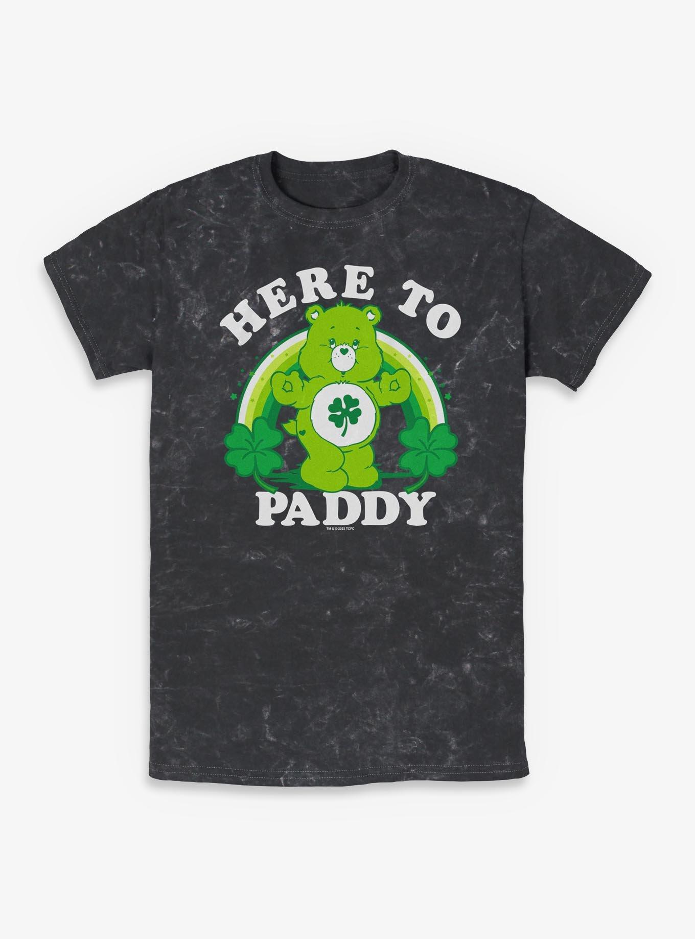 Care Bears Here To Paddy Mineral Wash T-Shirt, , hi-res